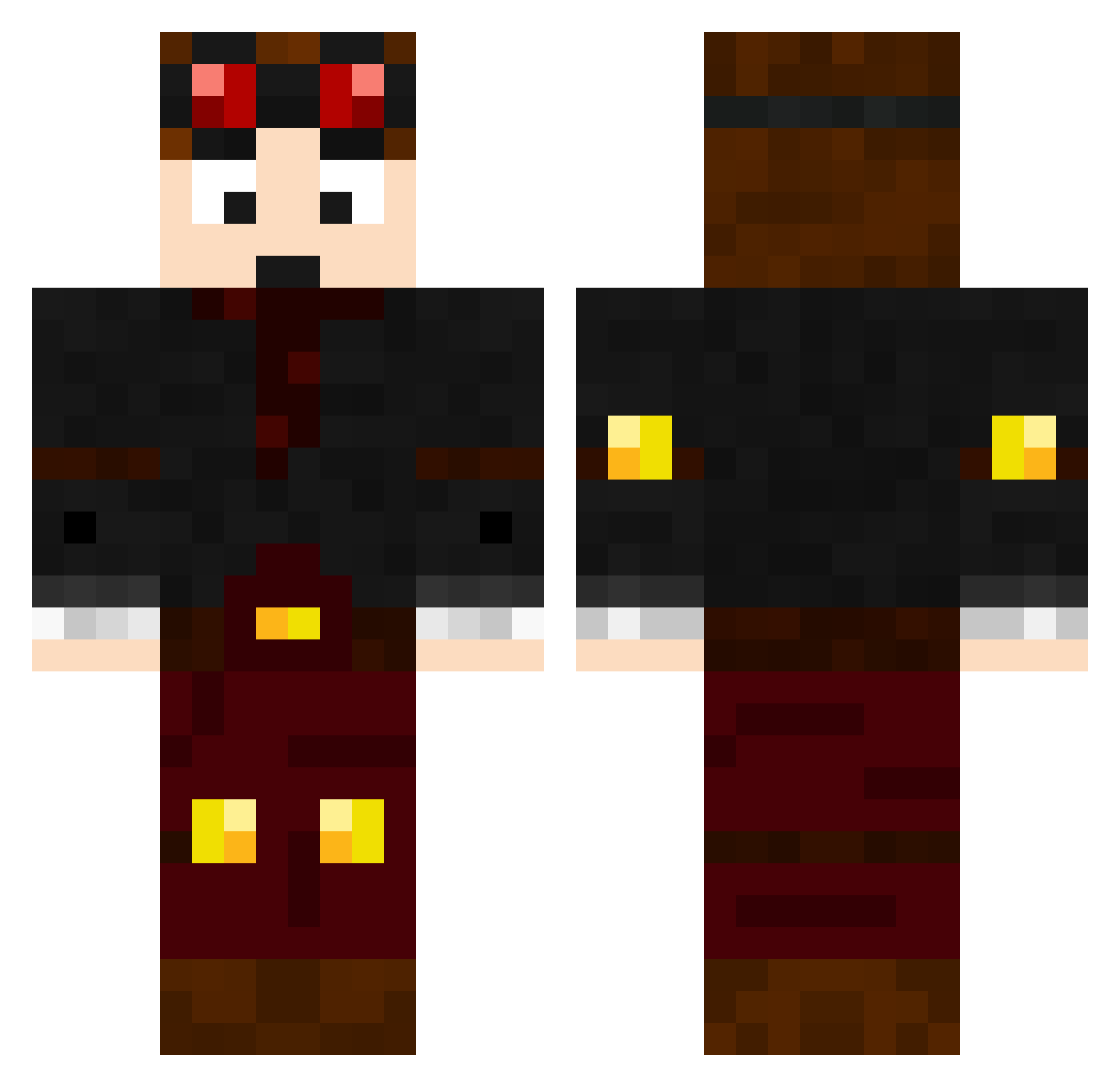 Tord8984 Minecraft skin, front and back view