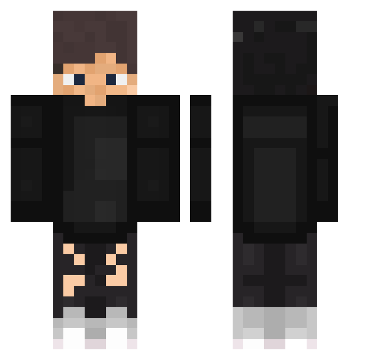 wichtig_exe Minecraft skin, front and back view