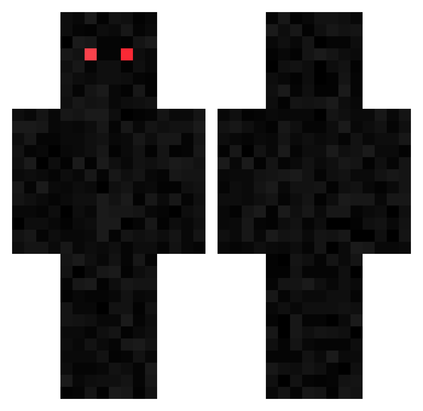 Tolapi Minecraft skin, front and back view