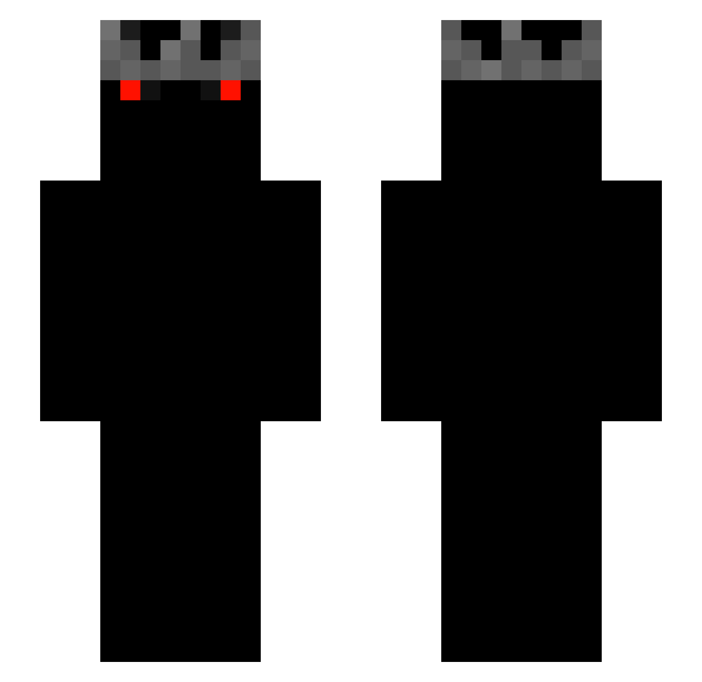 YOUNG_SeBuS654 Minecraft skin, front and back view