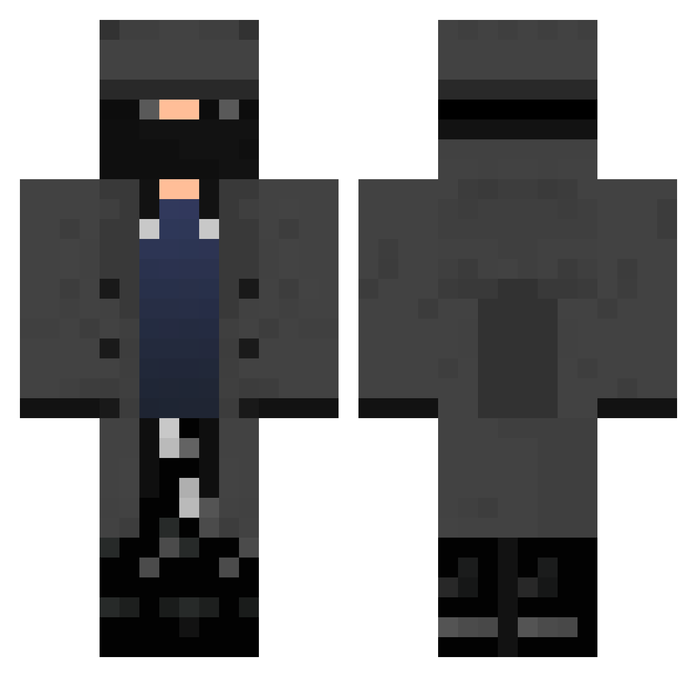 yoavfodor2010 Minecraft skin, front and back view