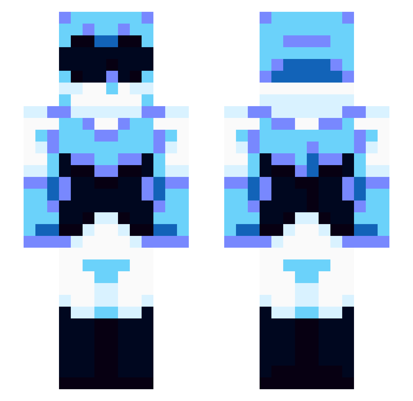 Mr_George_43 Minecraft skin, front and back view
