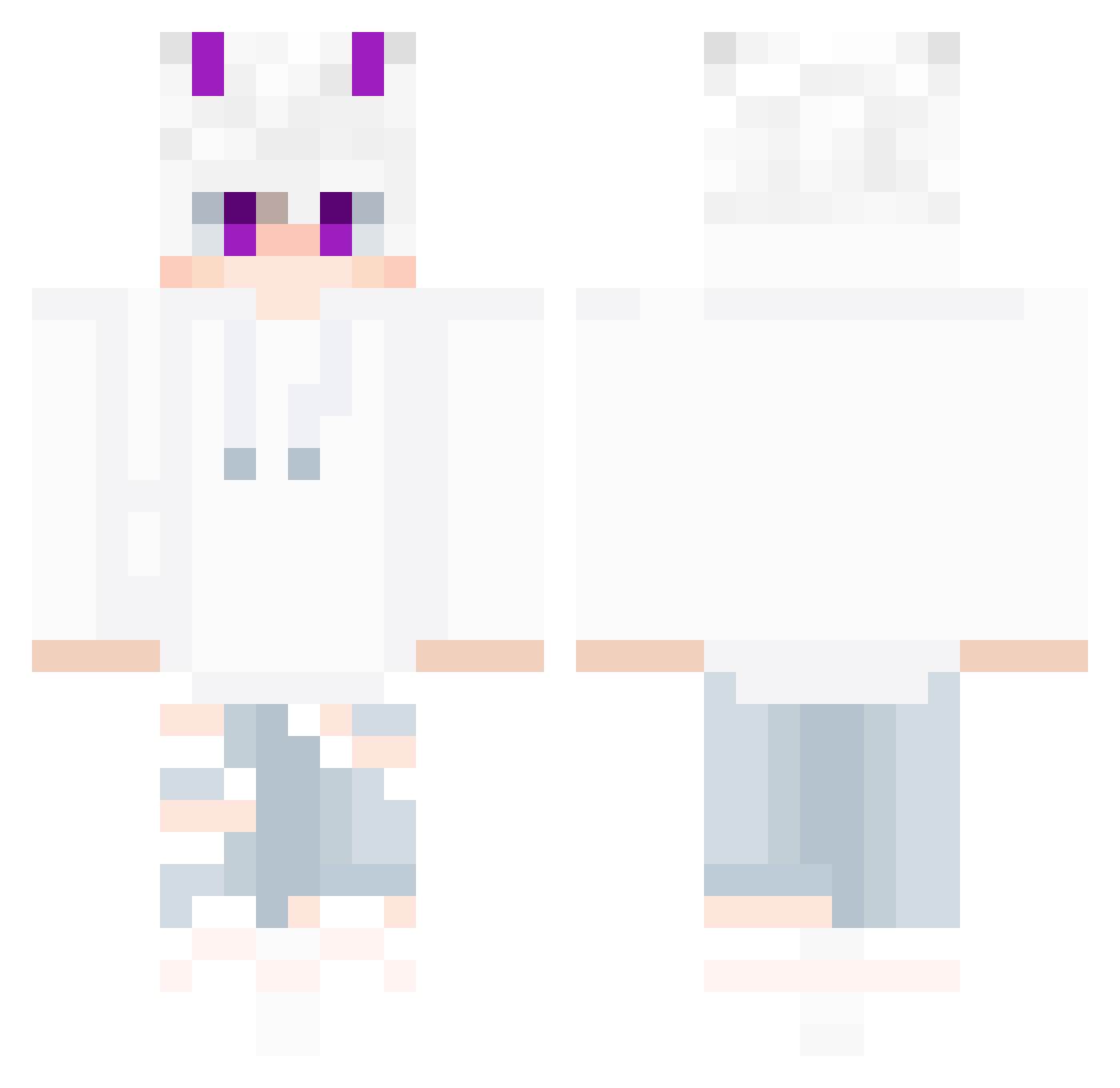 SoComanSoGod Minecraft skin, front and back view