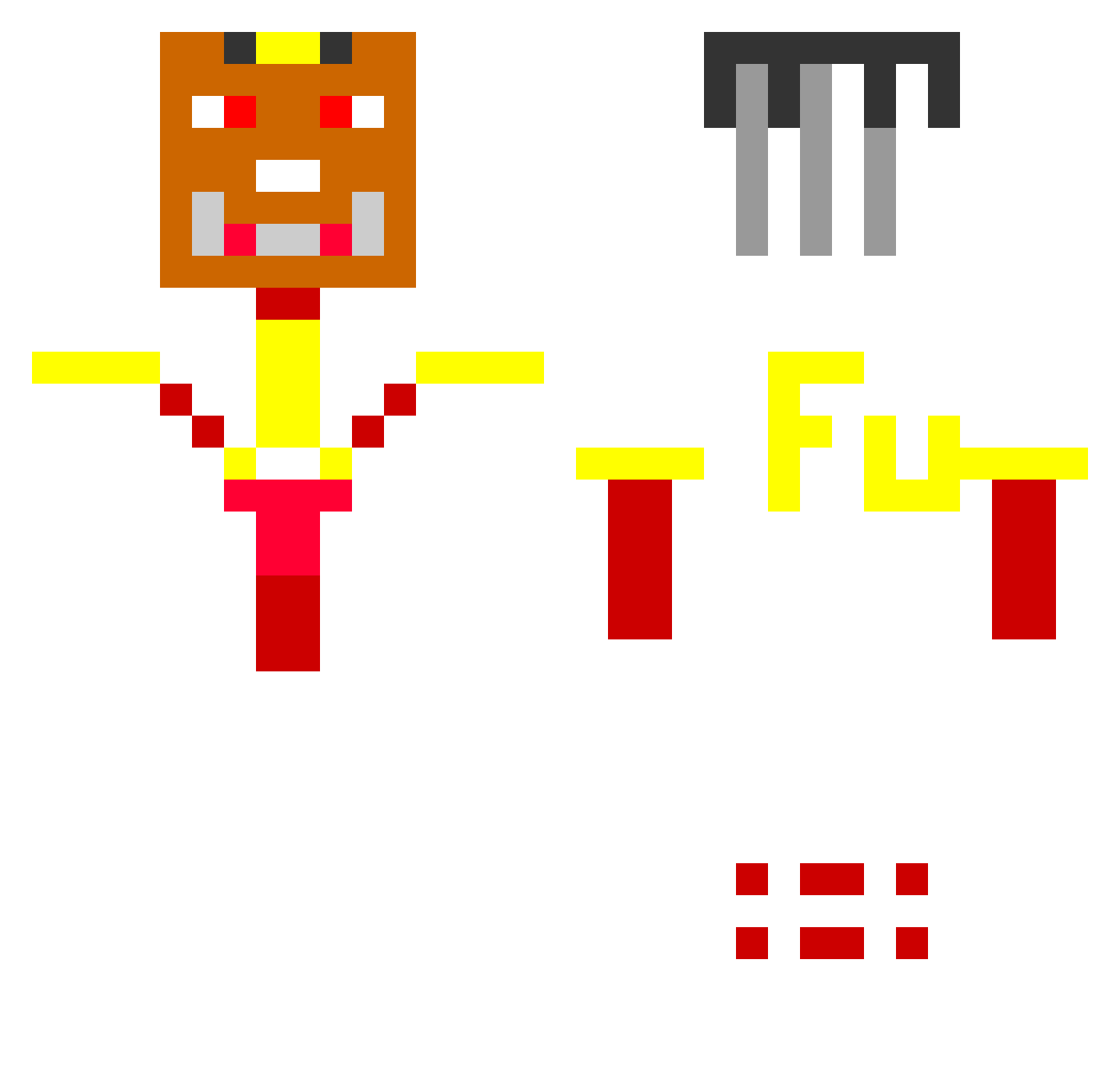 www_drrrb_com Minecraft skin, front and back view
