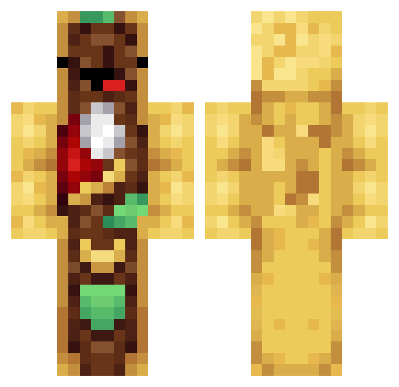 _Tacos__ Minecraft skin, front and back view