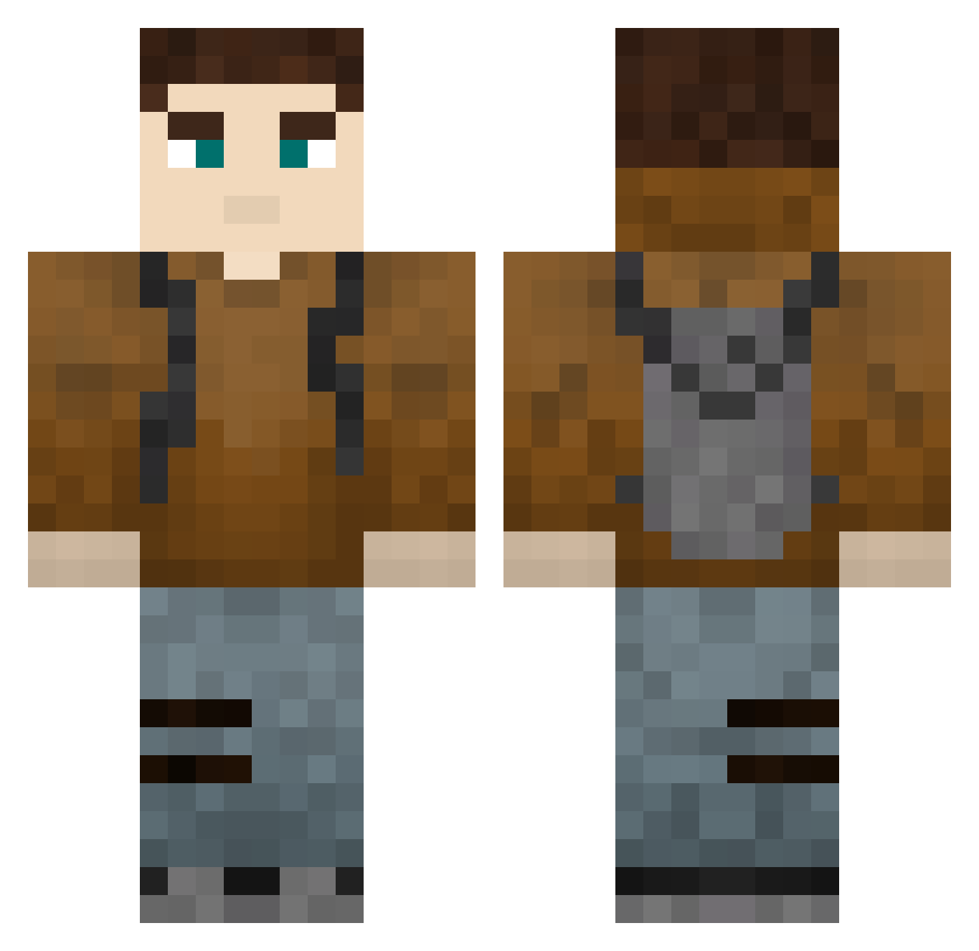 __Asimov__ Minecraft skin, front and back view
