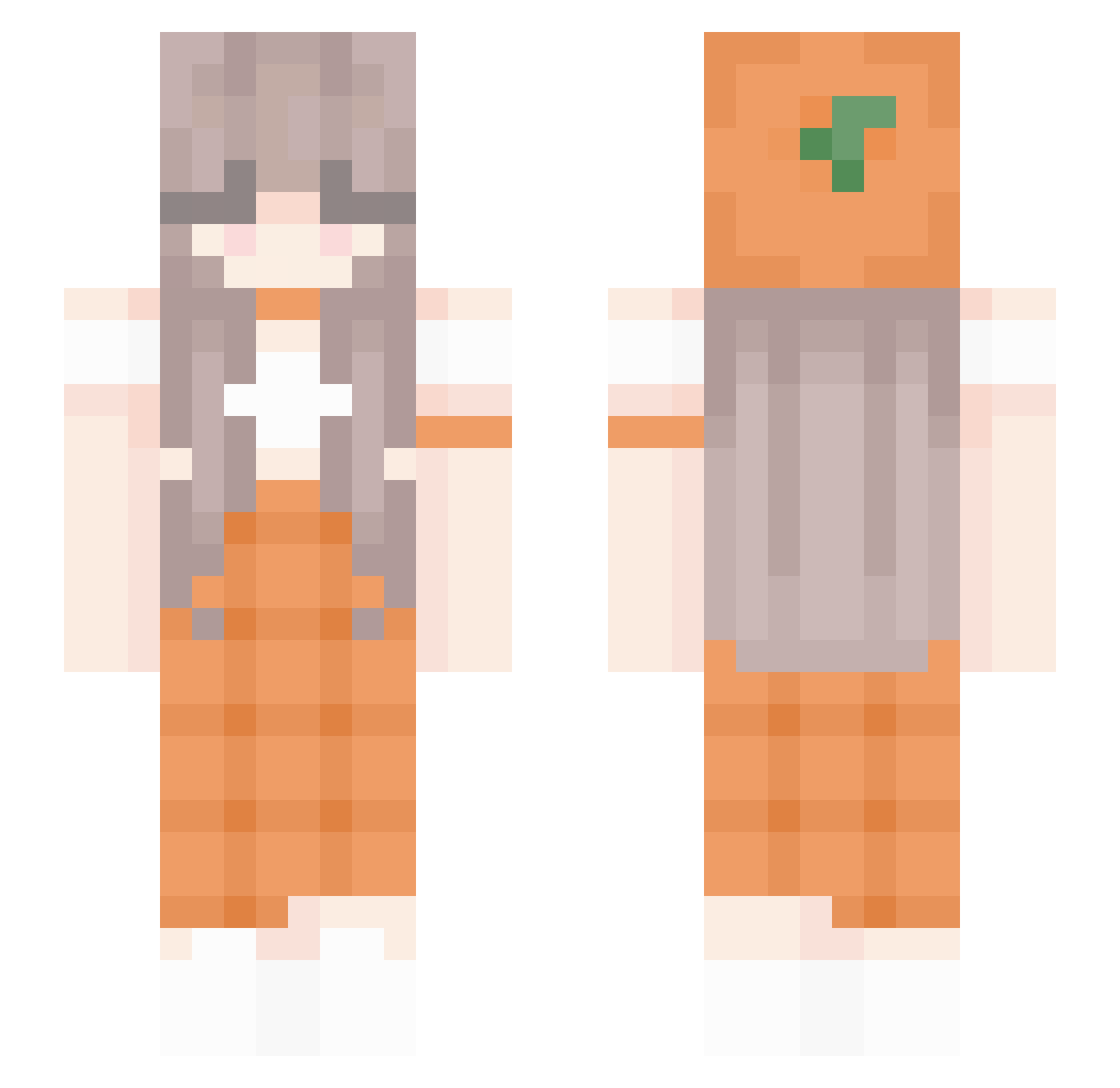 _mango_steen Minecraft skin, front and back view