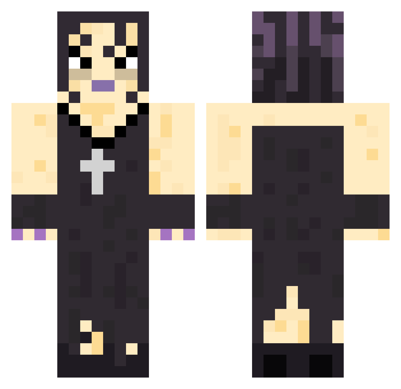 rahkatahka7474 Minecraft skin, front and back view