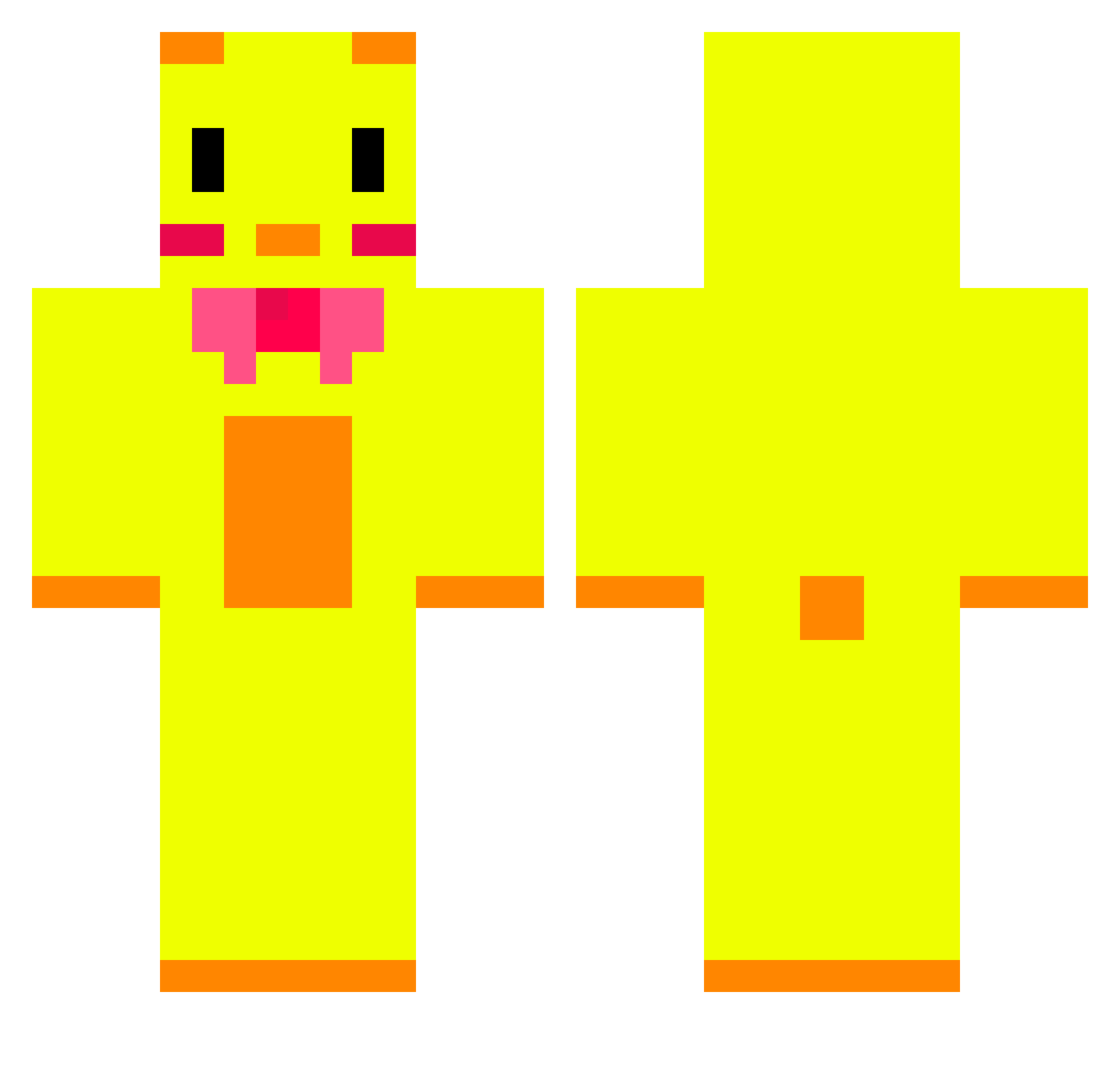 dan_zzi Minecraft skin, front and back view