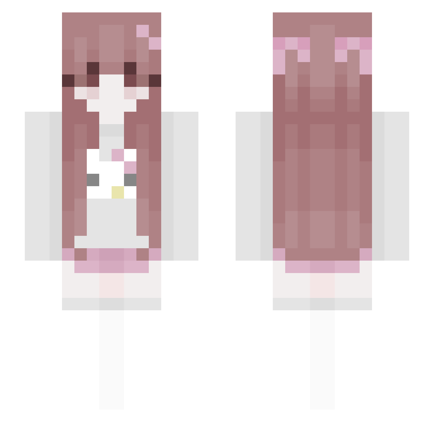 yua_vi Minecraft skin, front and back view