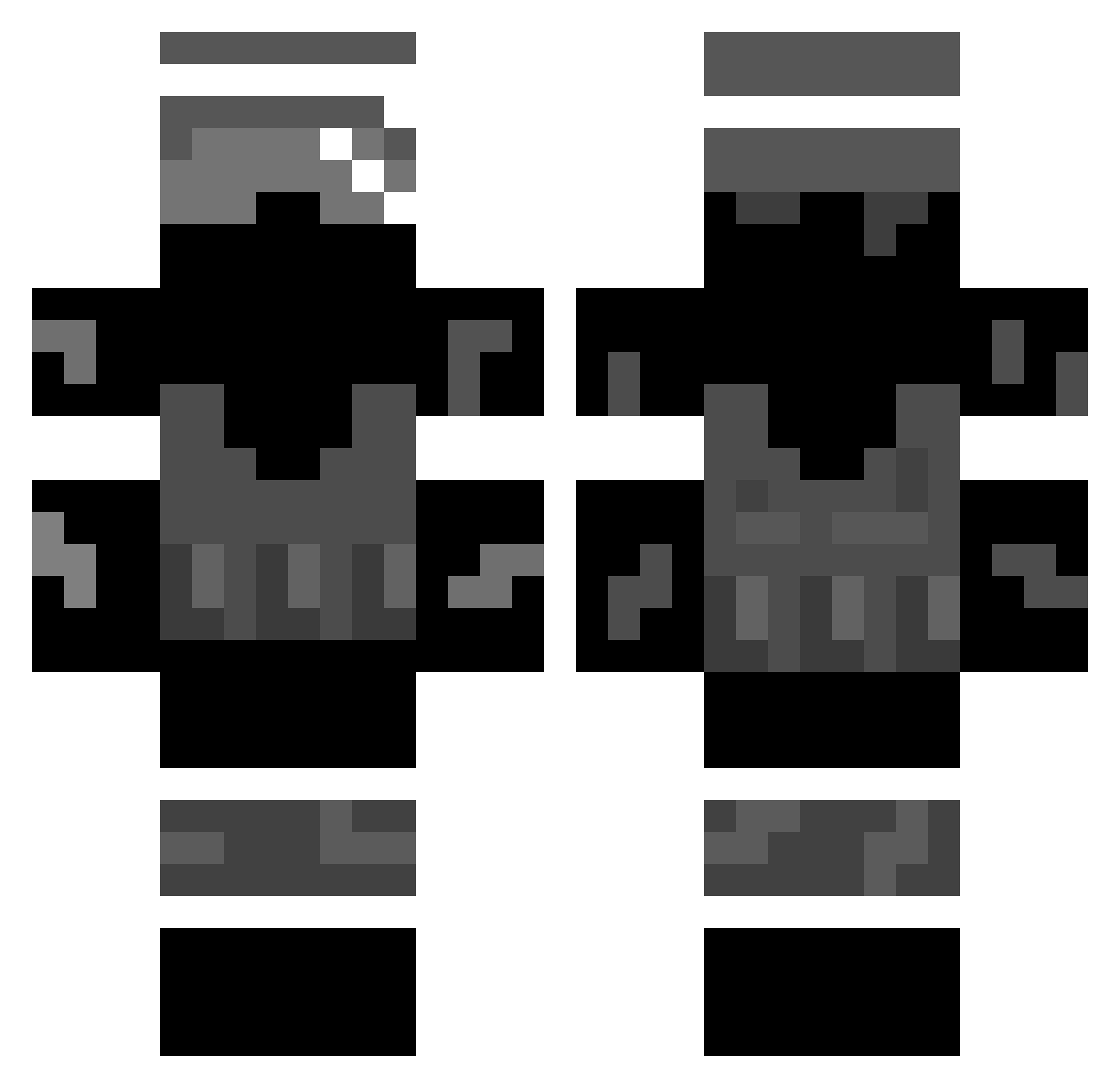 Tavim1208 Minecraft skin, front and back view