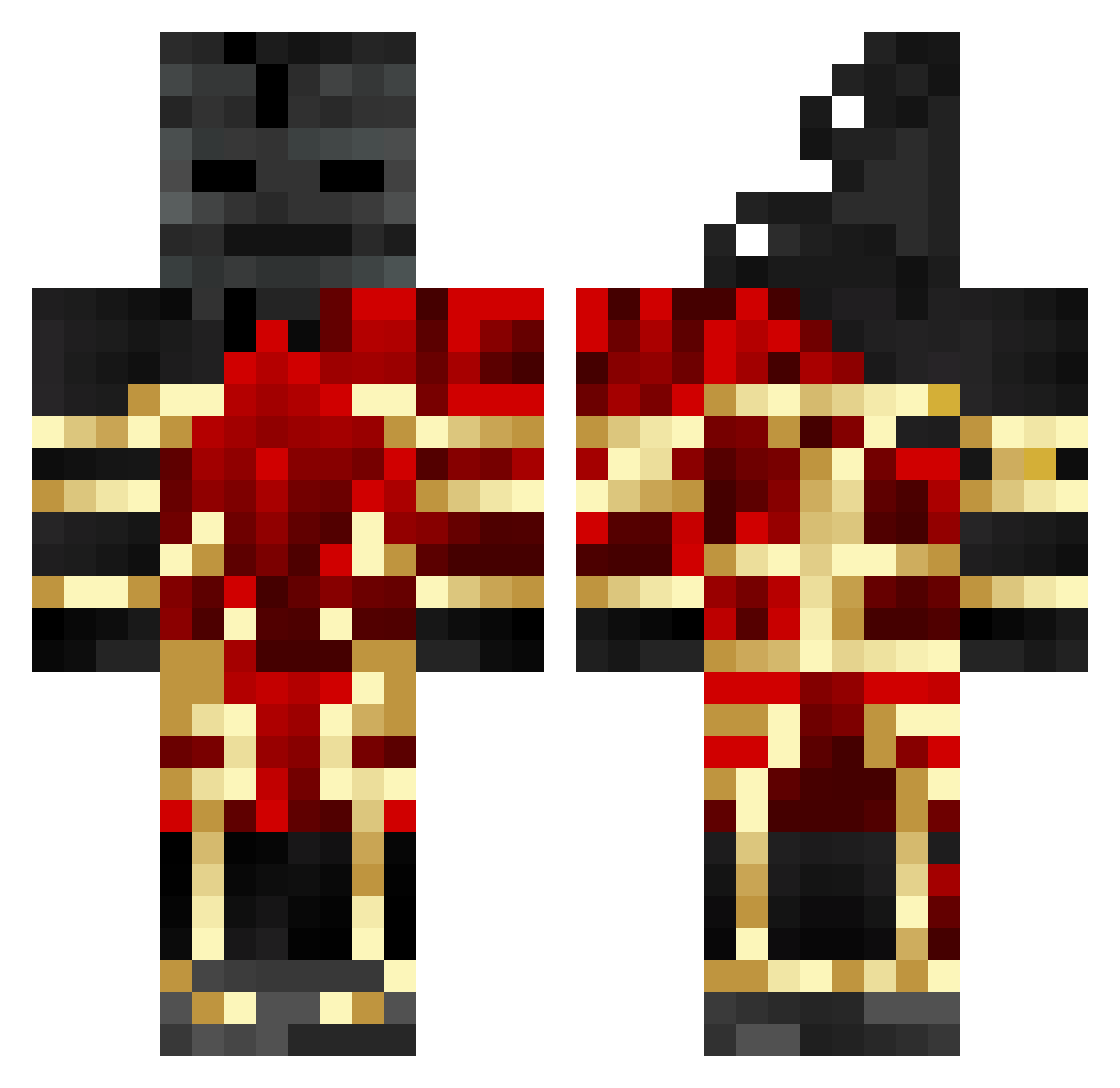 __jugon__ Minecraft skin, front and back view
