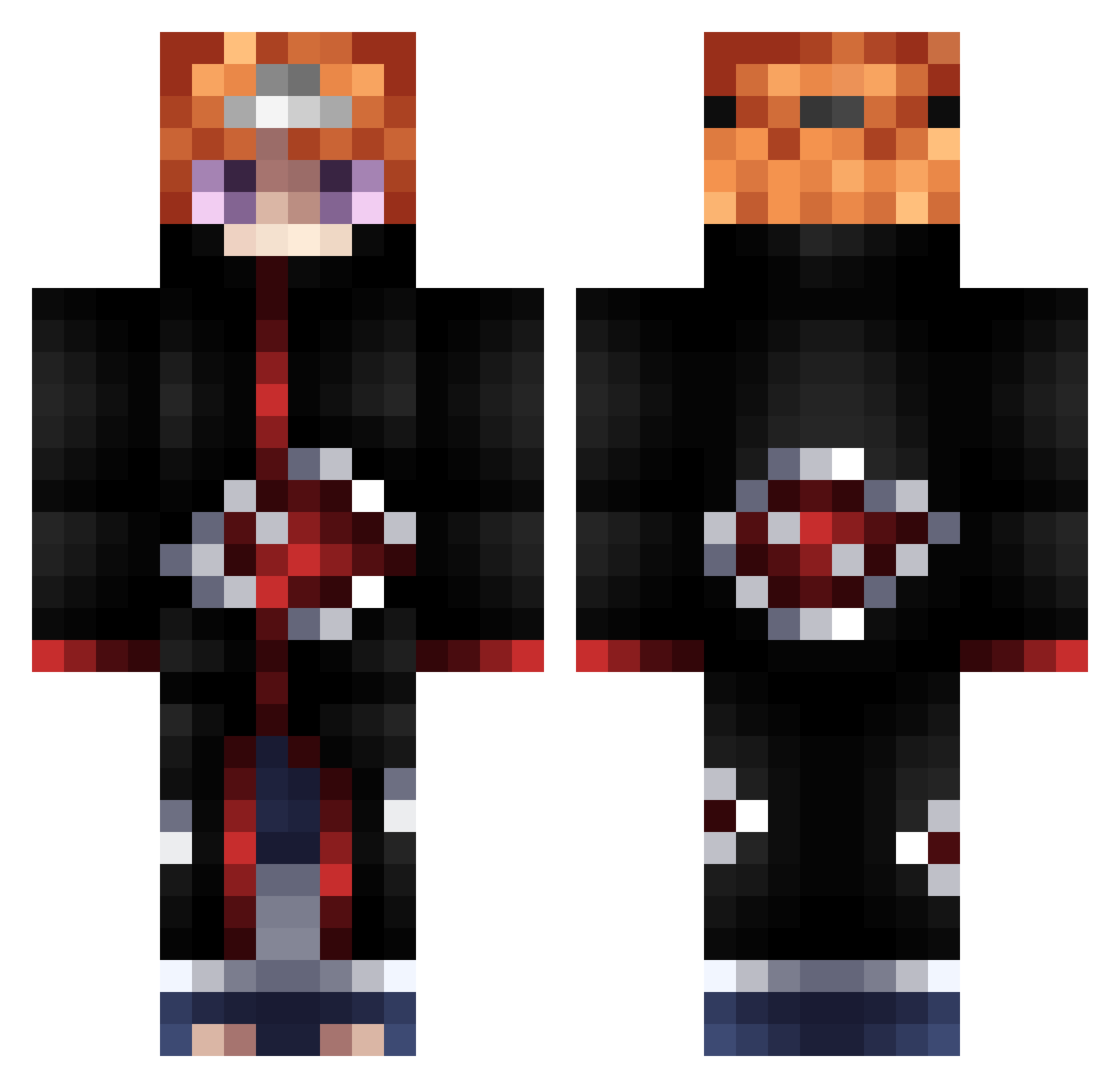 fateofhuman1ty Minecraft skin, front and back view