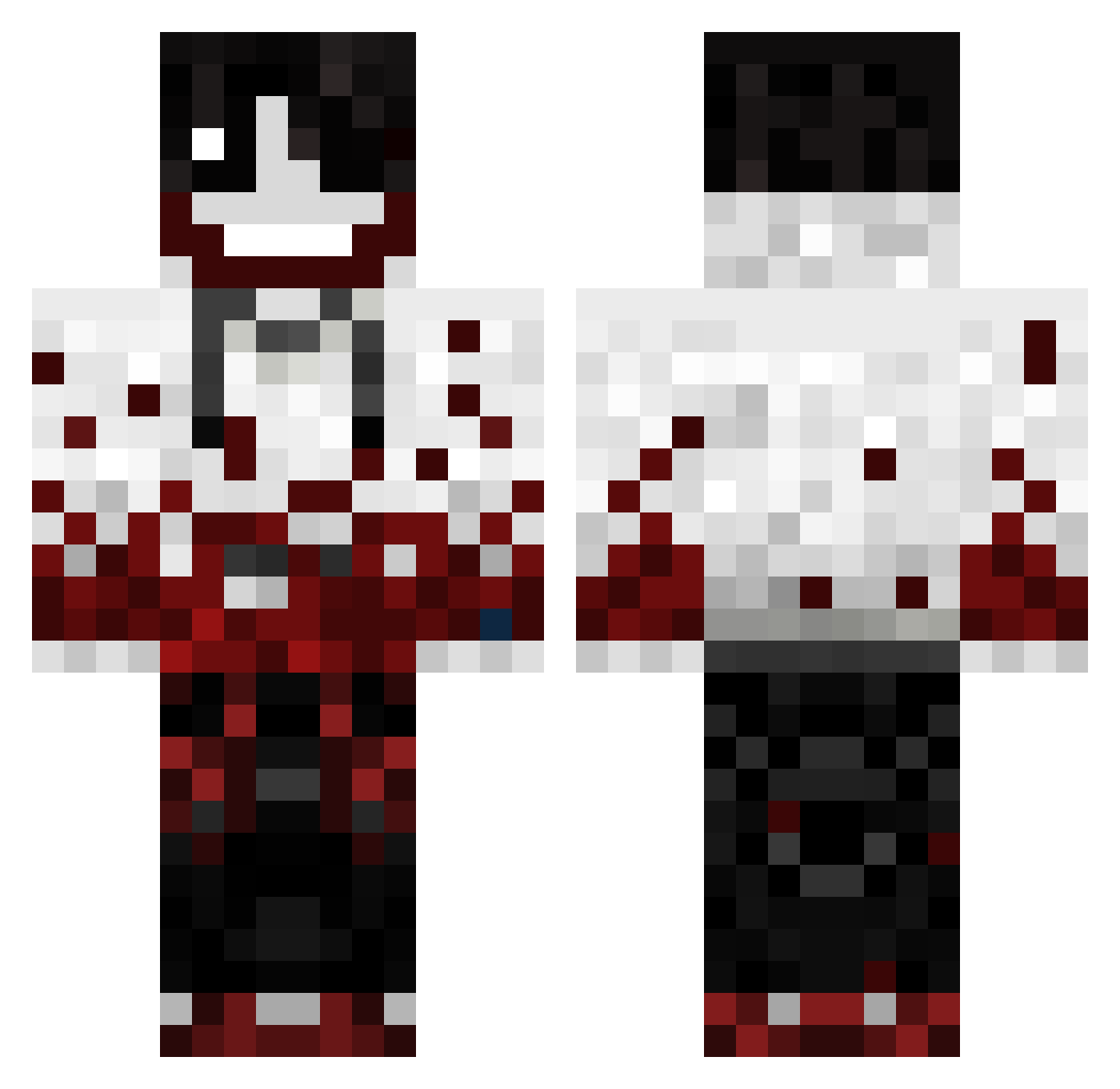 Patricksm04 Minecraft skin, front and back view