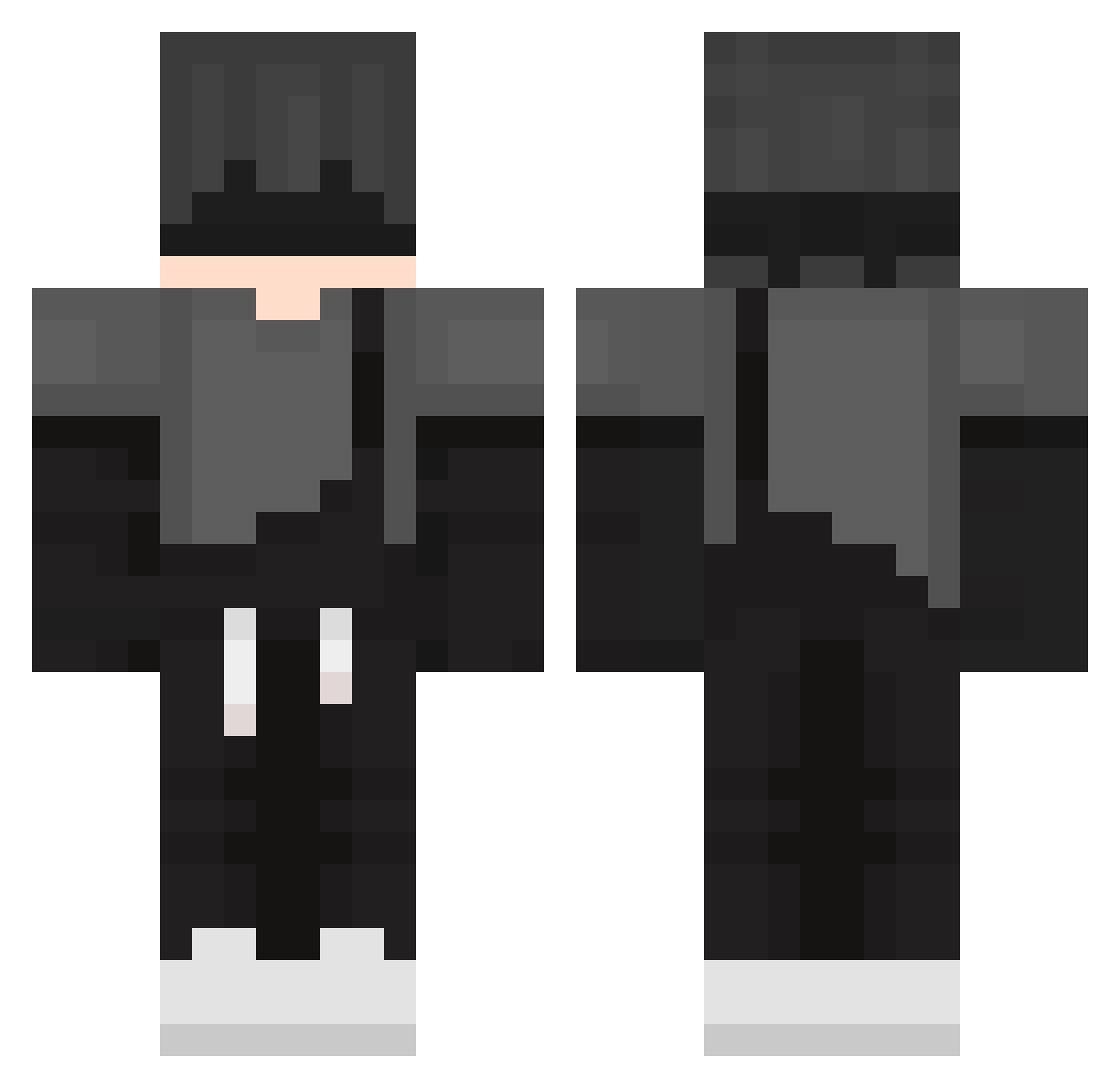lntegral Minecraft skin, front and back view