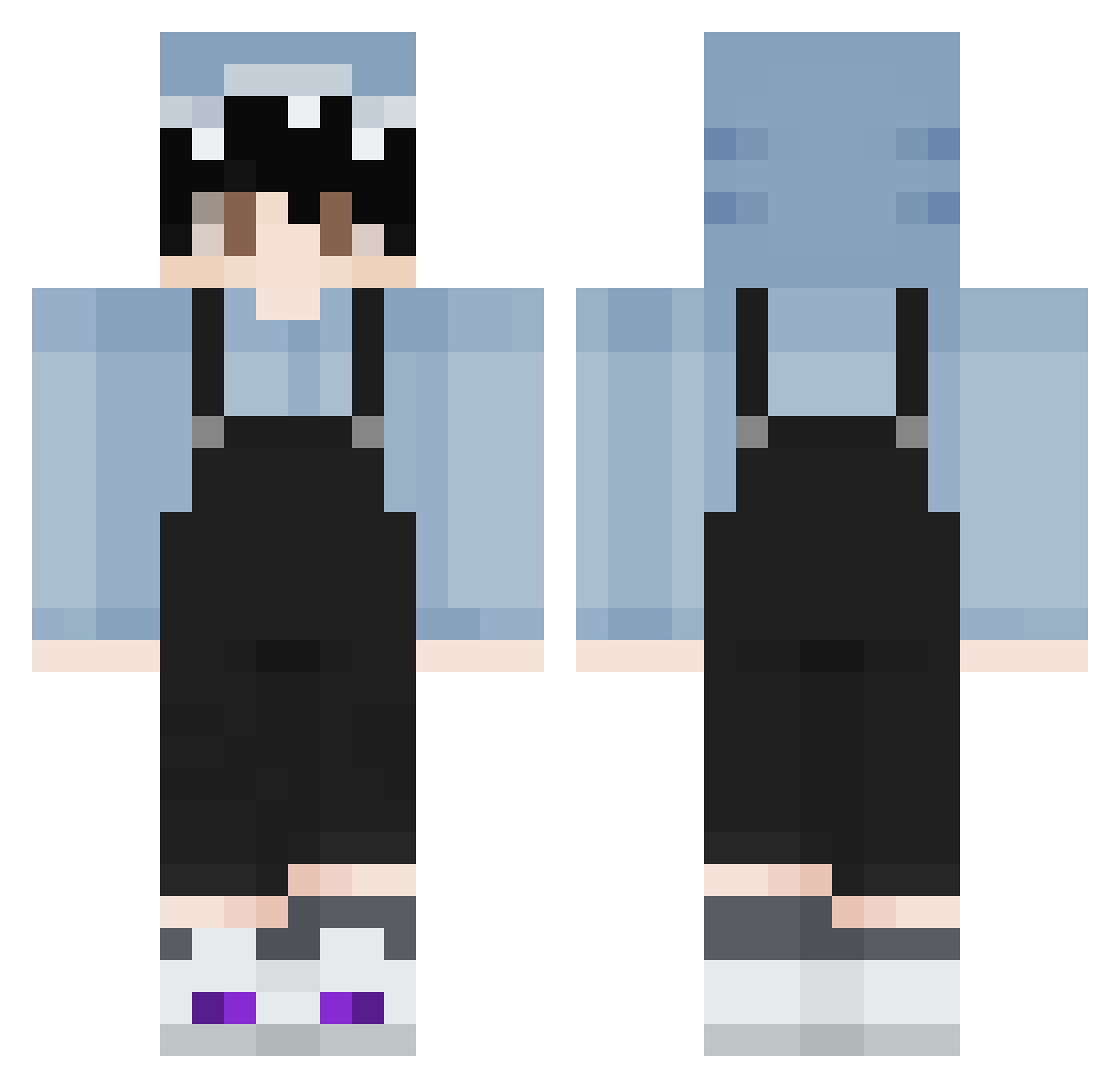 TirrekLahmacun Minecraft skin, front and back view