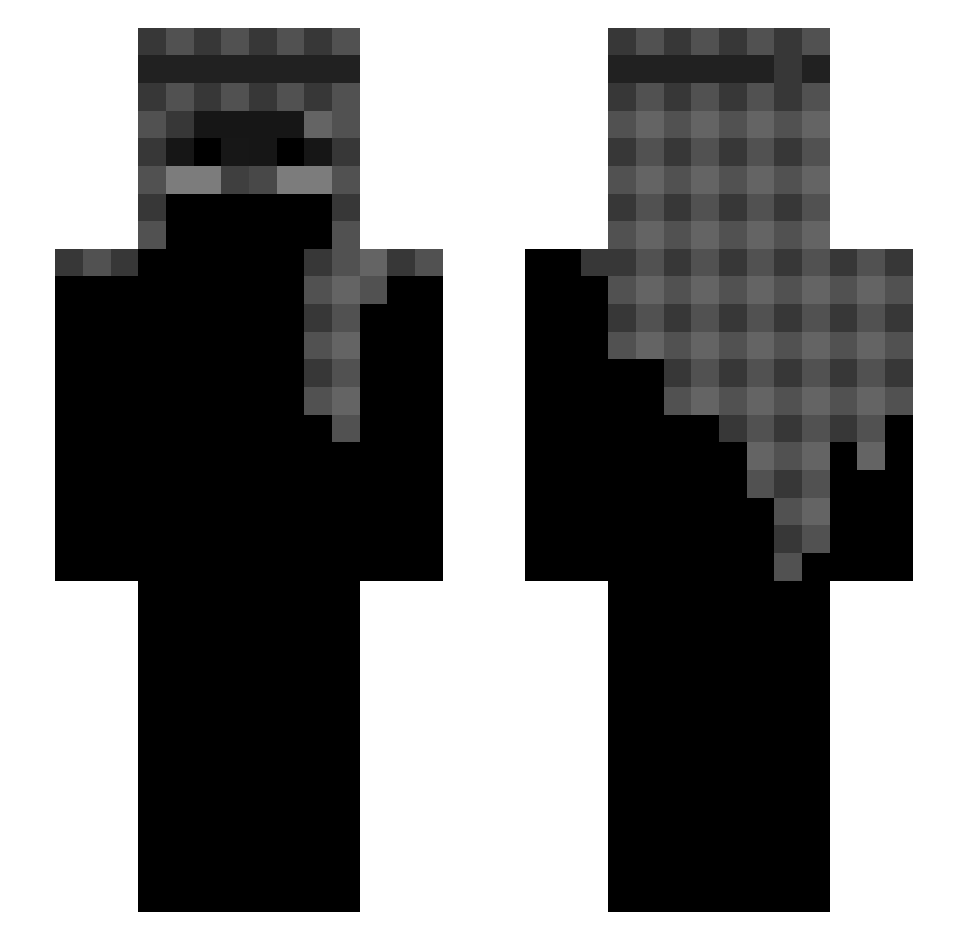 Pingu_Gianni Minecraft skin, front and back view