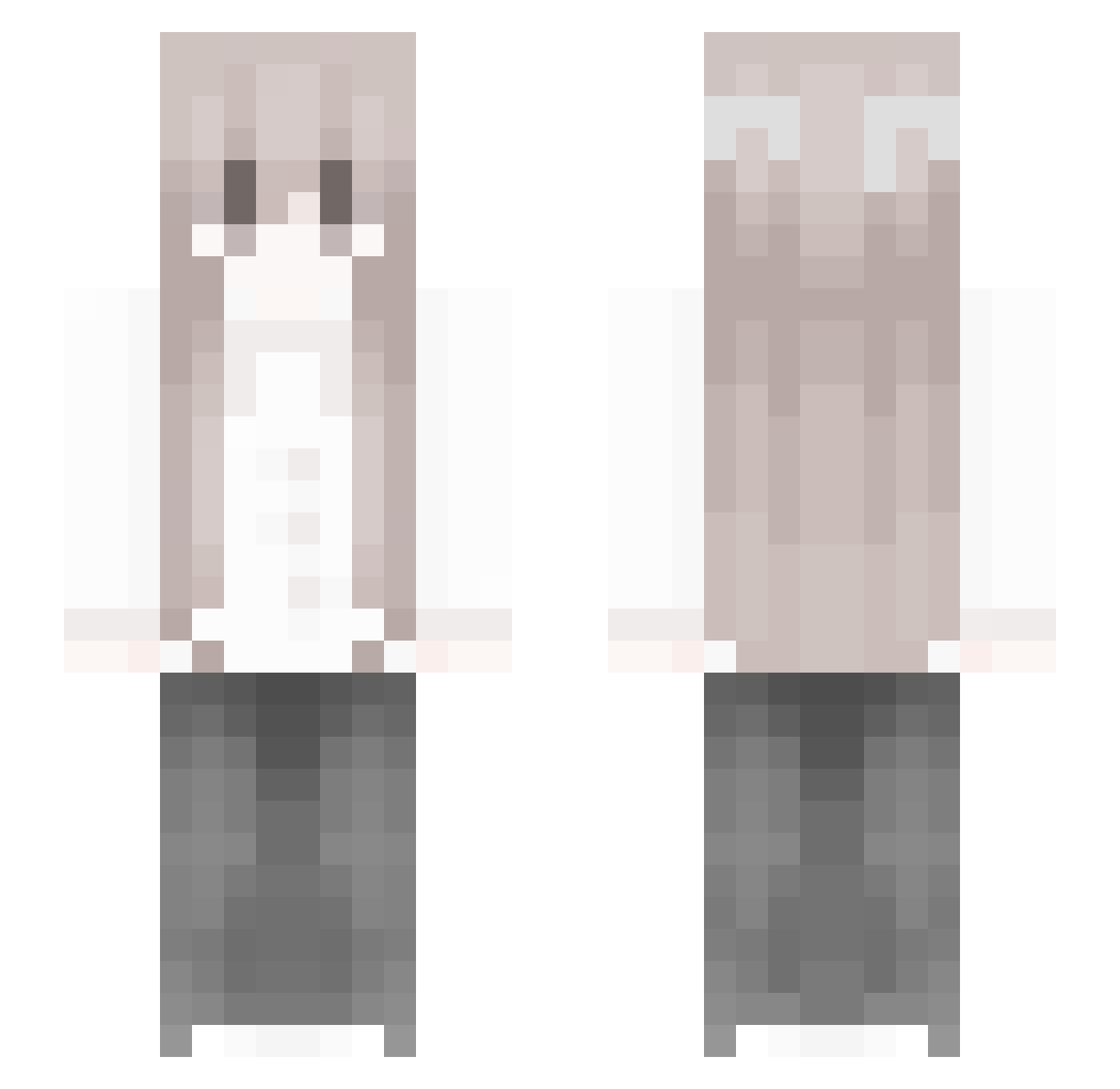 XenQ_Q Minecraft skin, front and back view