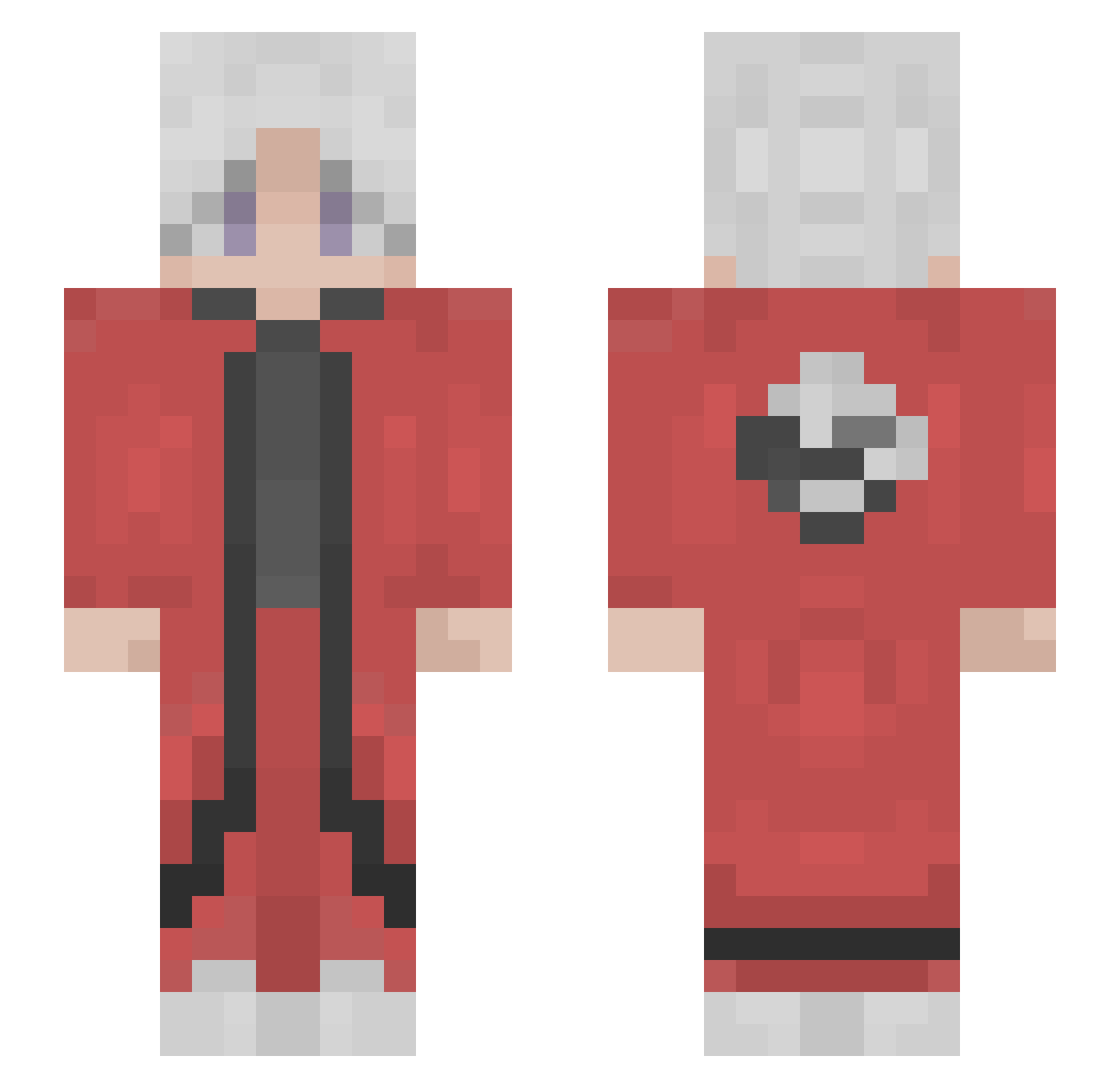 vvdaijonn Minecraft skin, front and back view