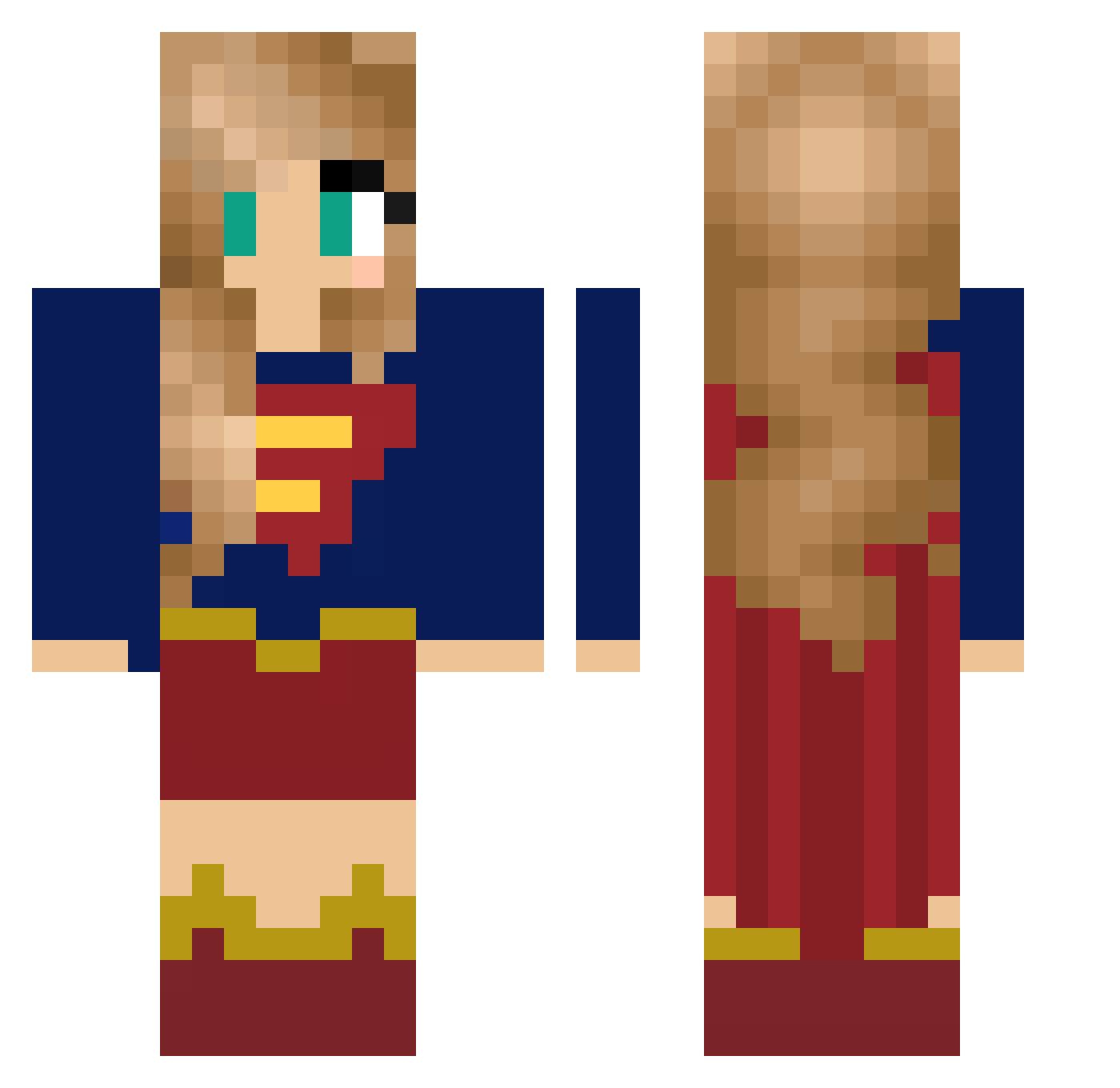 Rasyy_ Minecraft skin, front and back view
