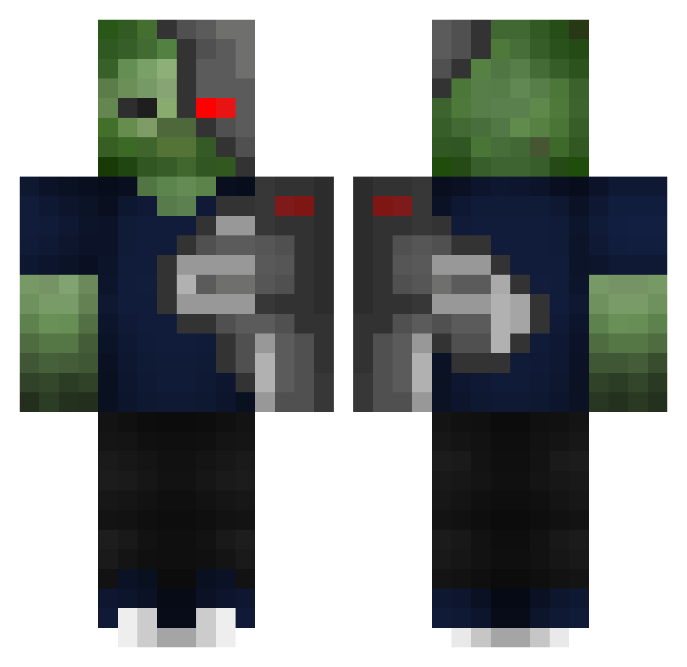 joel_idek Minecraft skin, front and back view