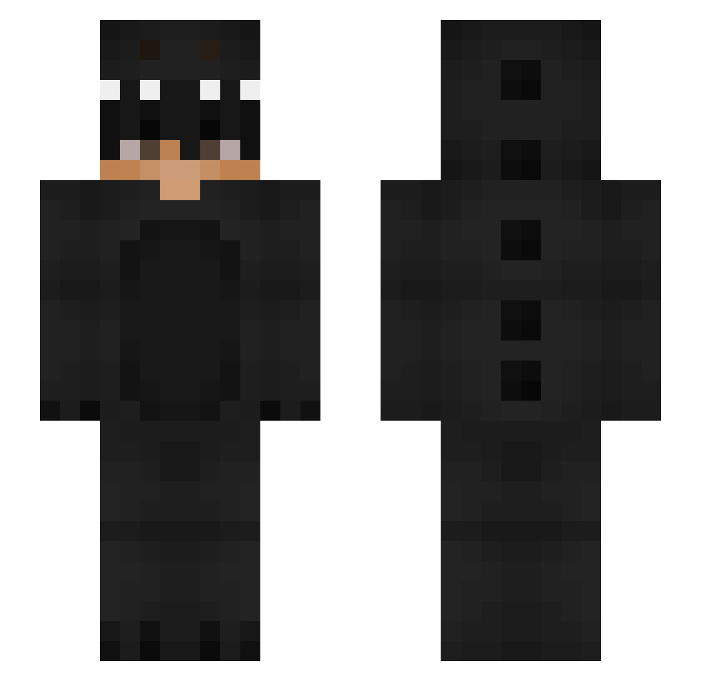 iixMohamed_ Minecraft skin, front and back view
