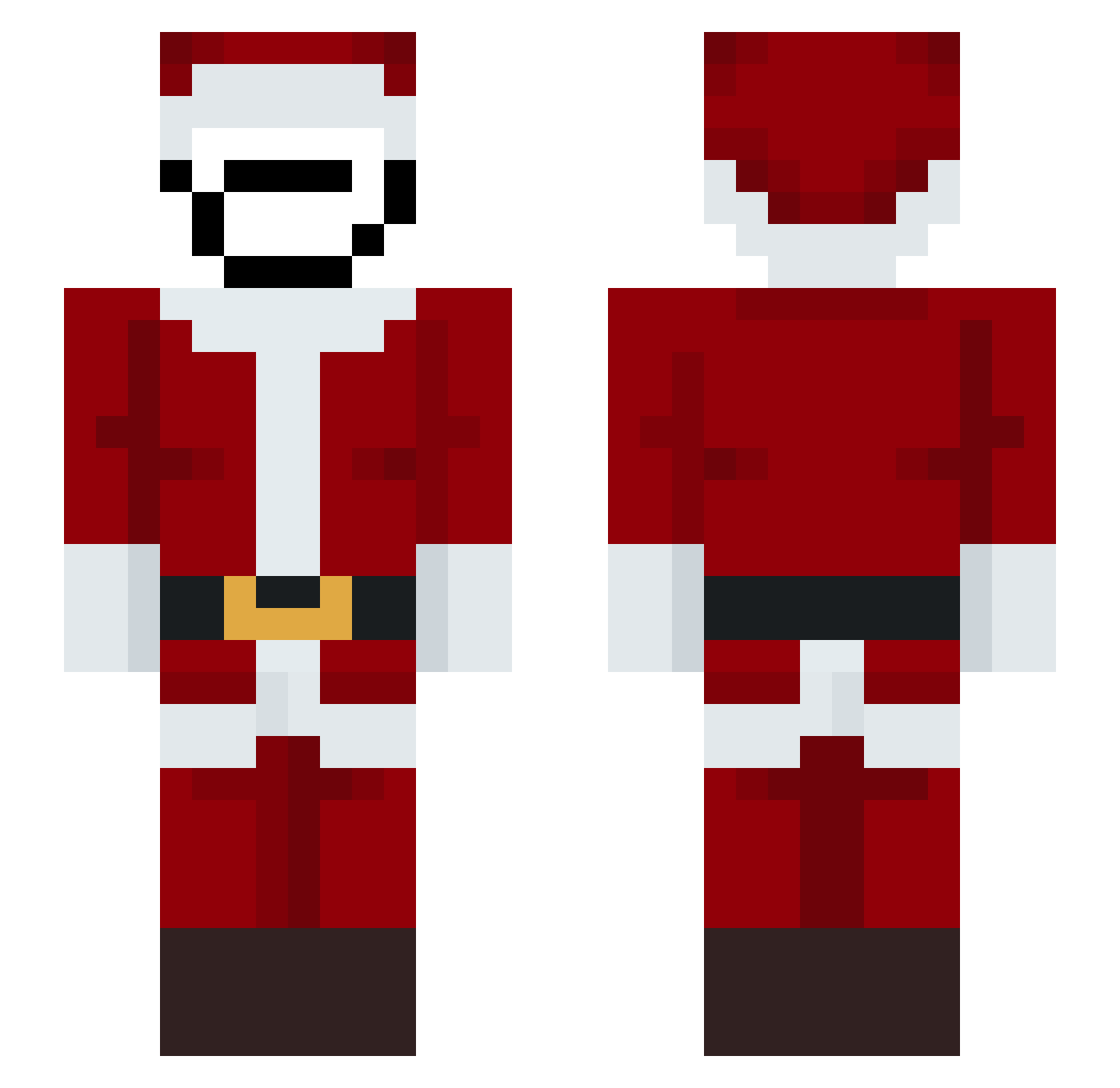 ImNot_US Minecraft skin, front and back view