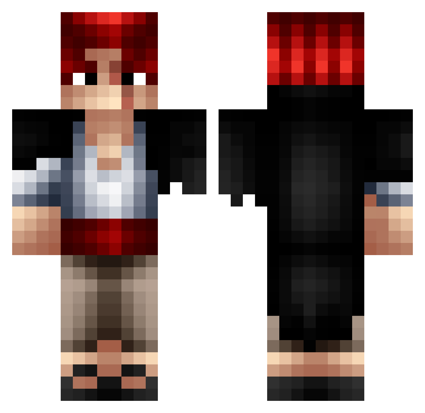 grief_police06 Minecraft skin, front and back view