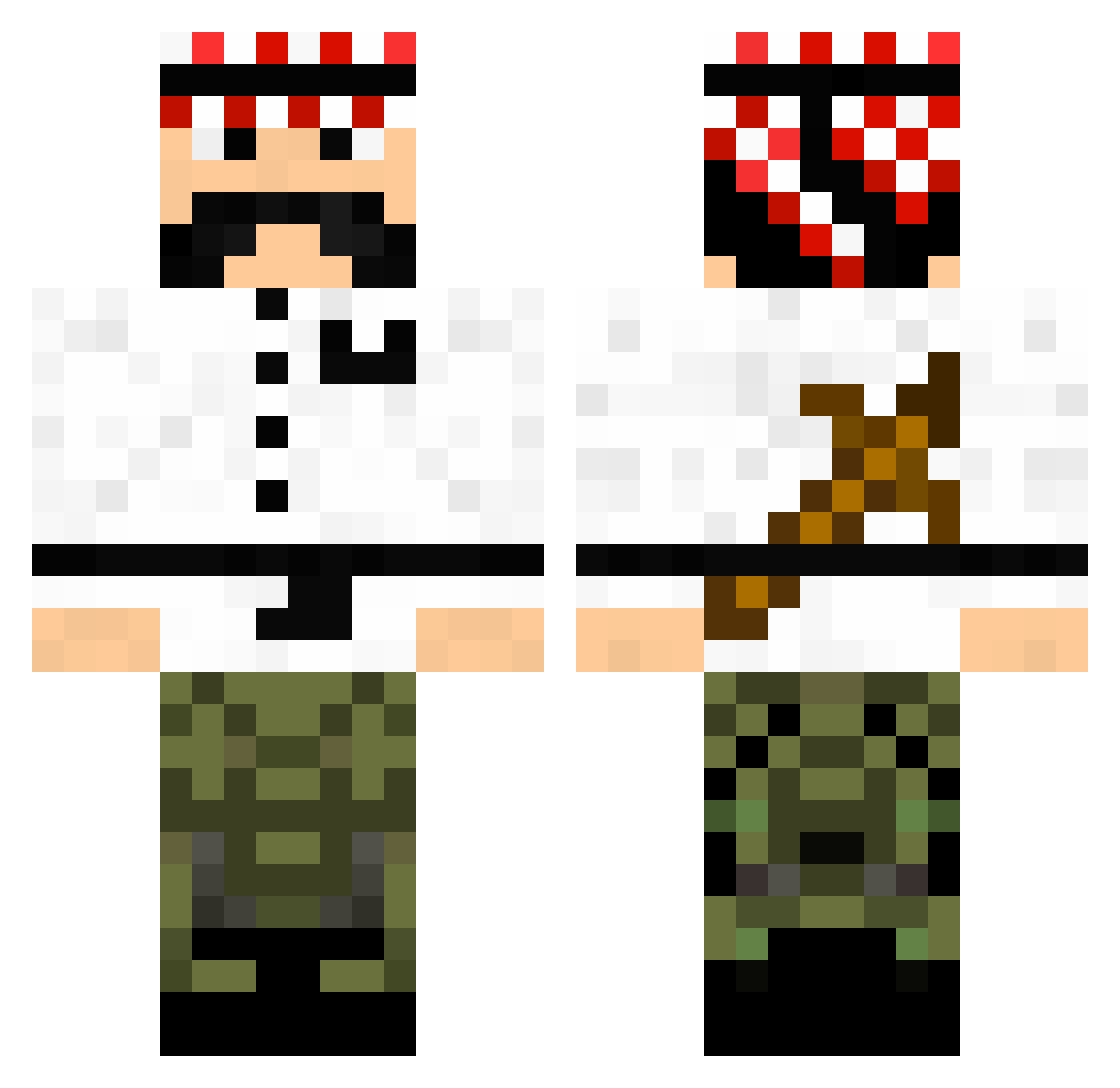 SnQ_Q Minecraft skin, front and back view