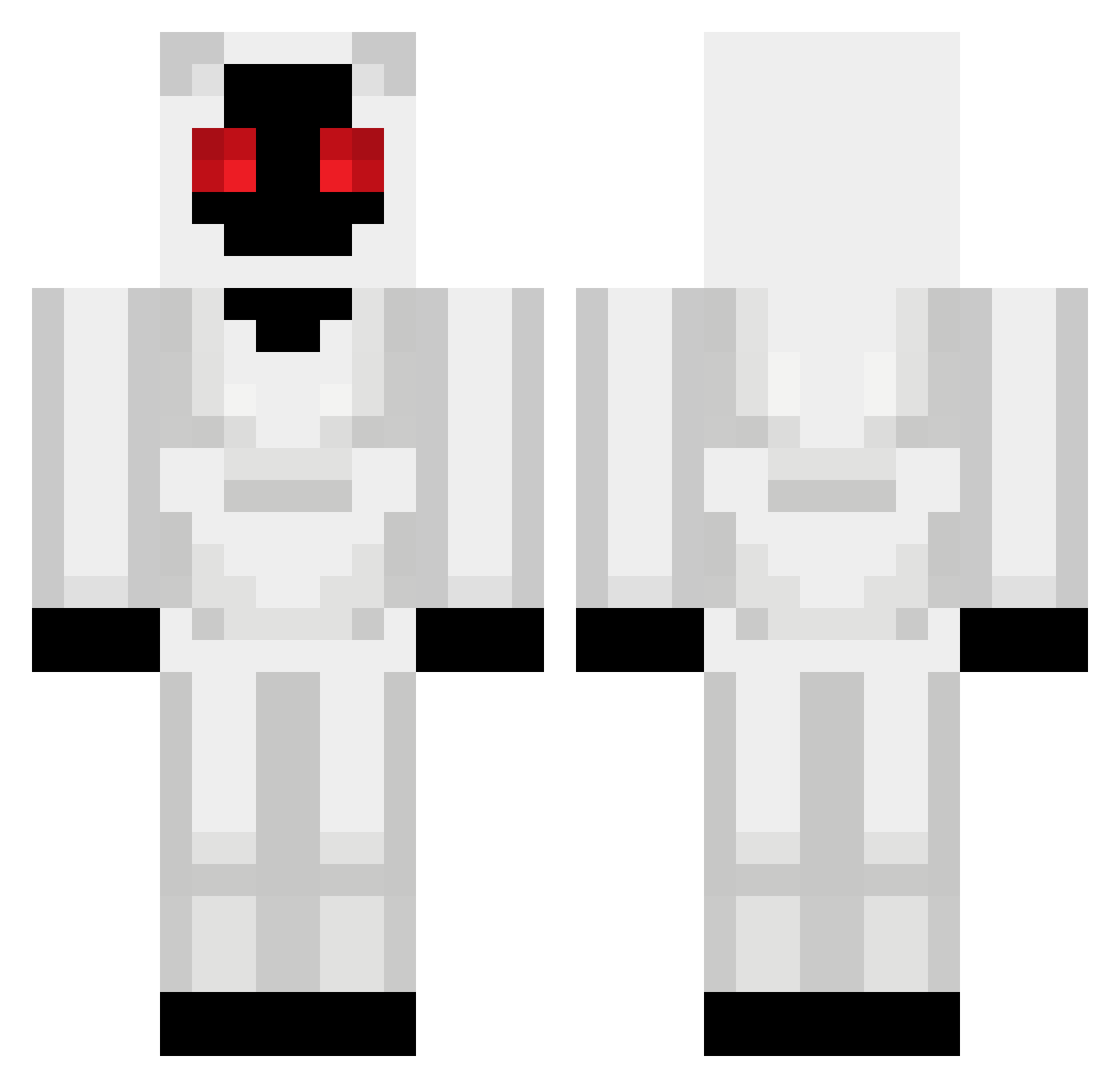 ranndomizer Minecraft skin, front and back view