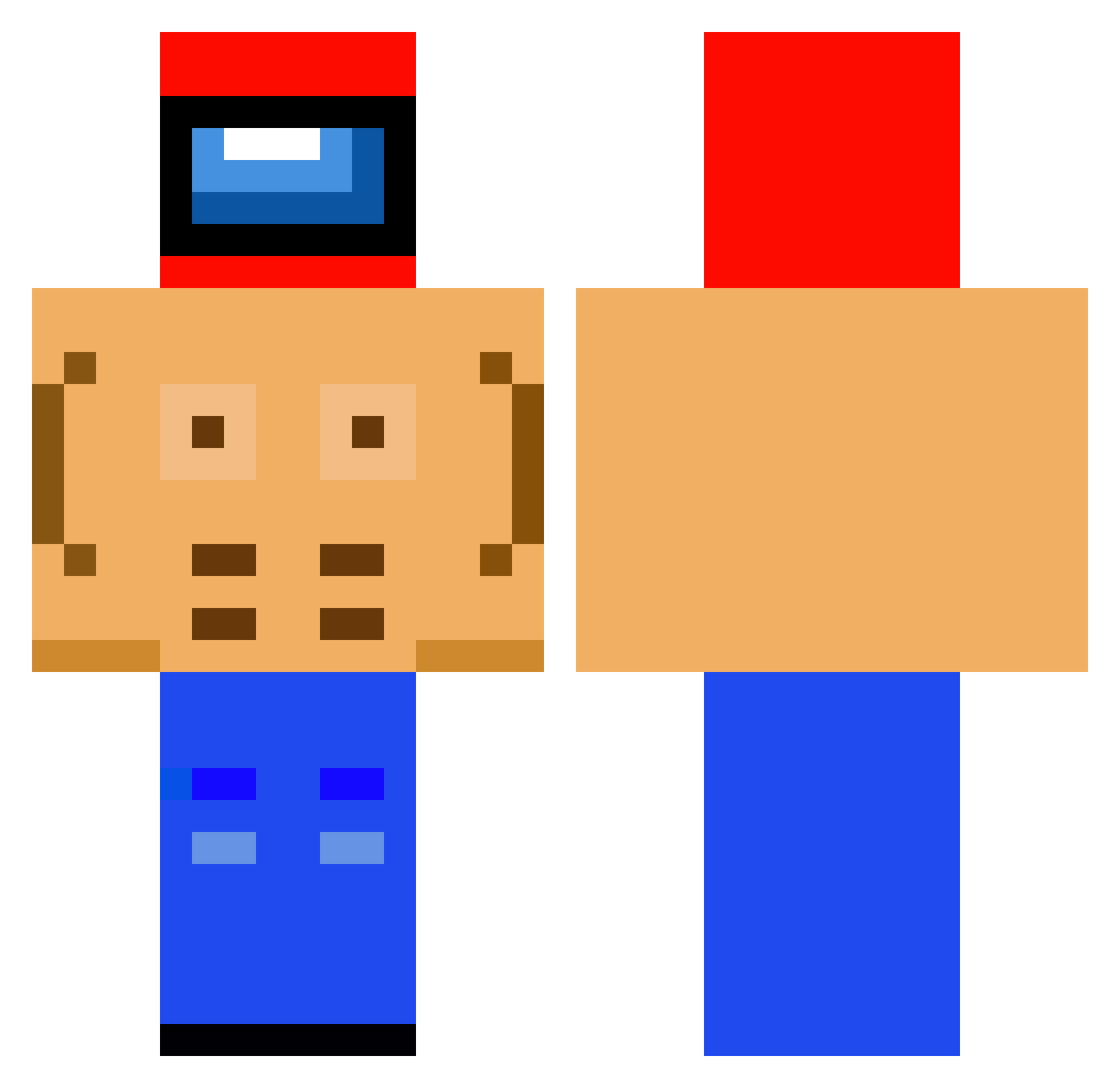 thig51 Minecraft skin, front and back view