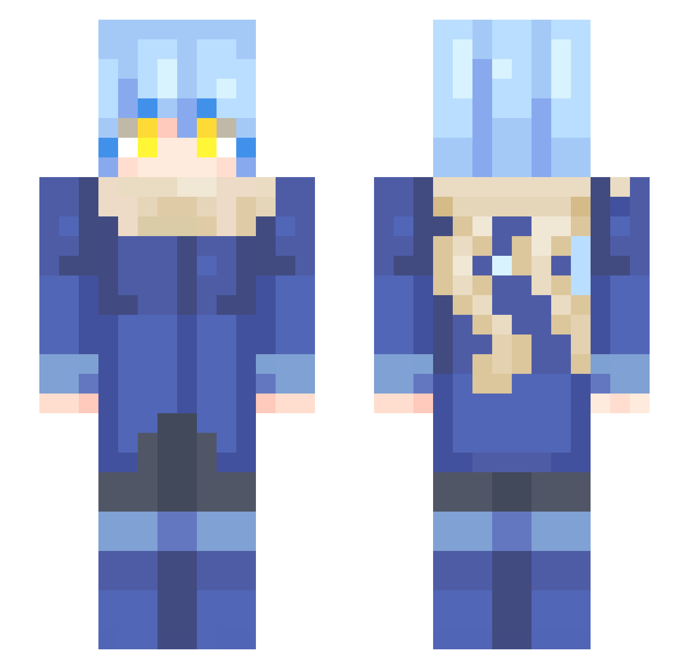 S0mething_Bad Minecraft skin, front and back view