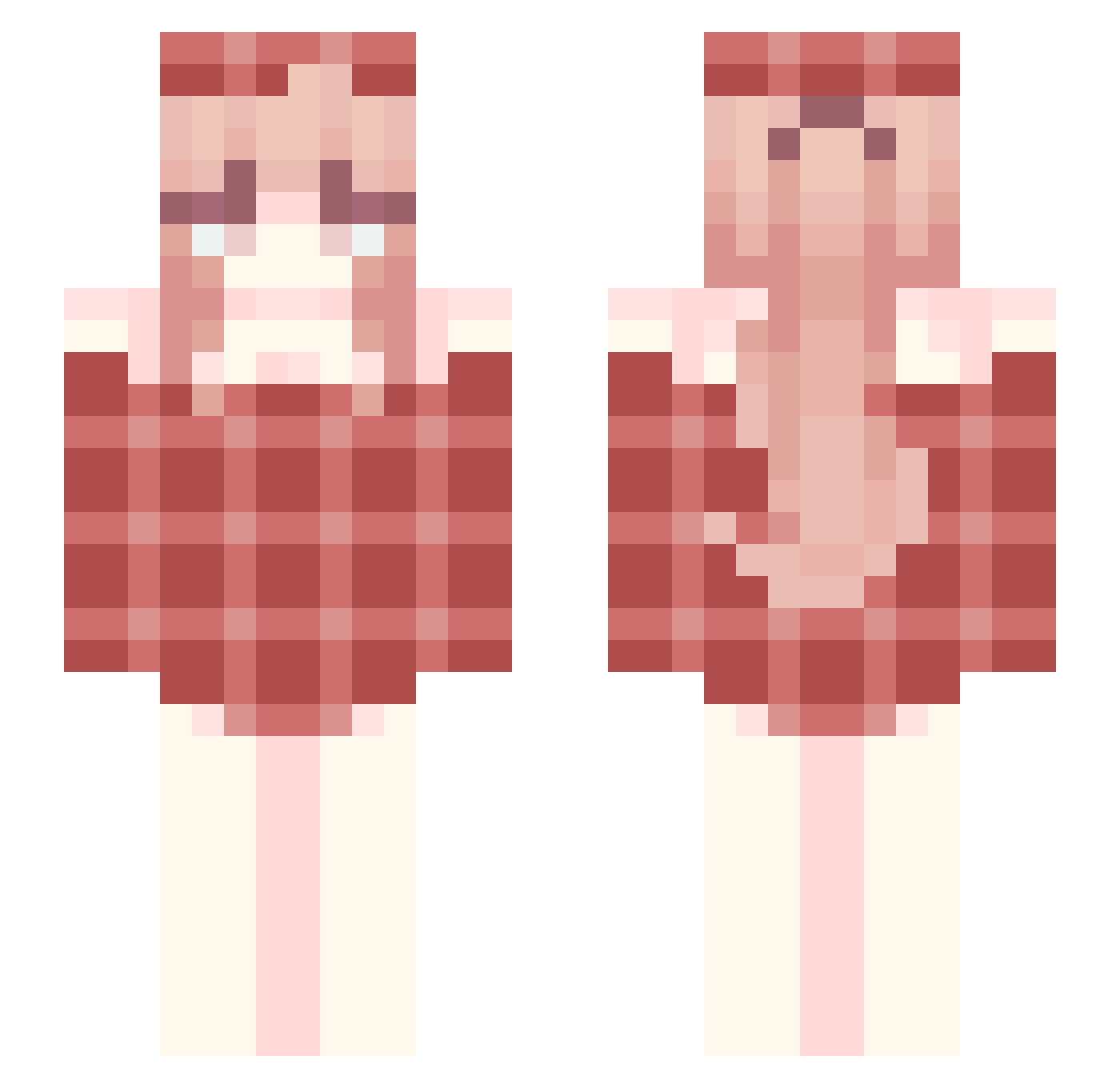 RIJAN_ Minecraft skin, front and back view