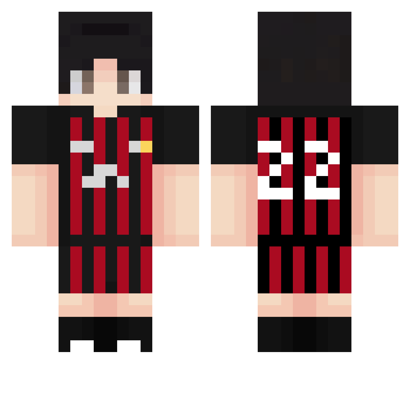 erimek1 Minecraft skin, front and back view