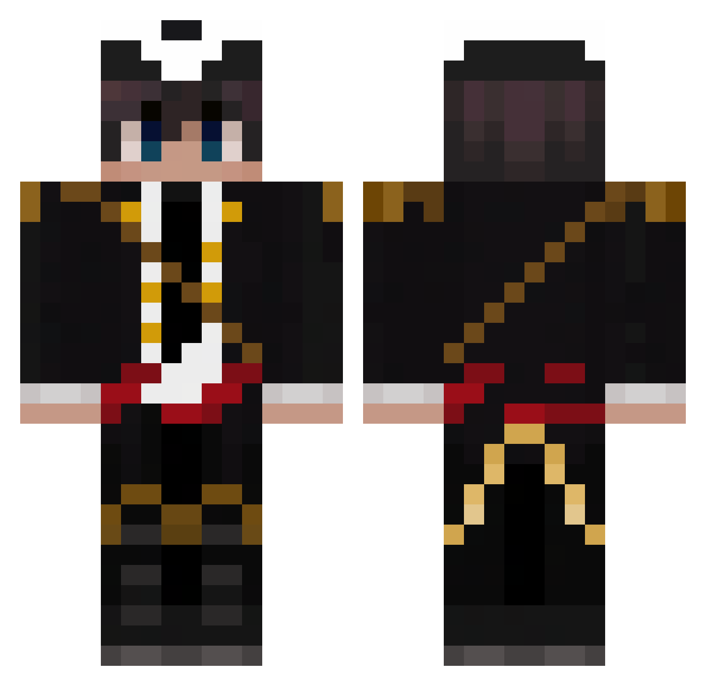 Manuel_24 Minecraft skin, front and back view