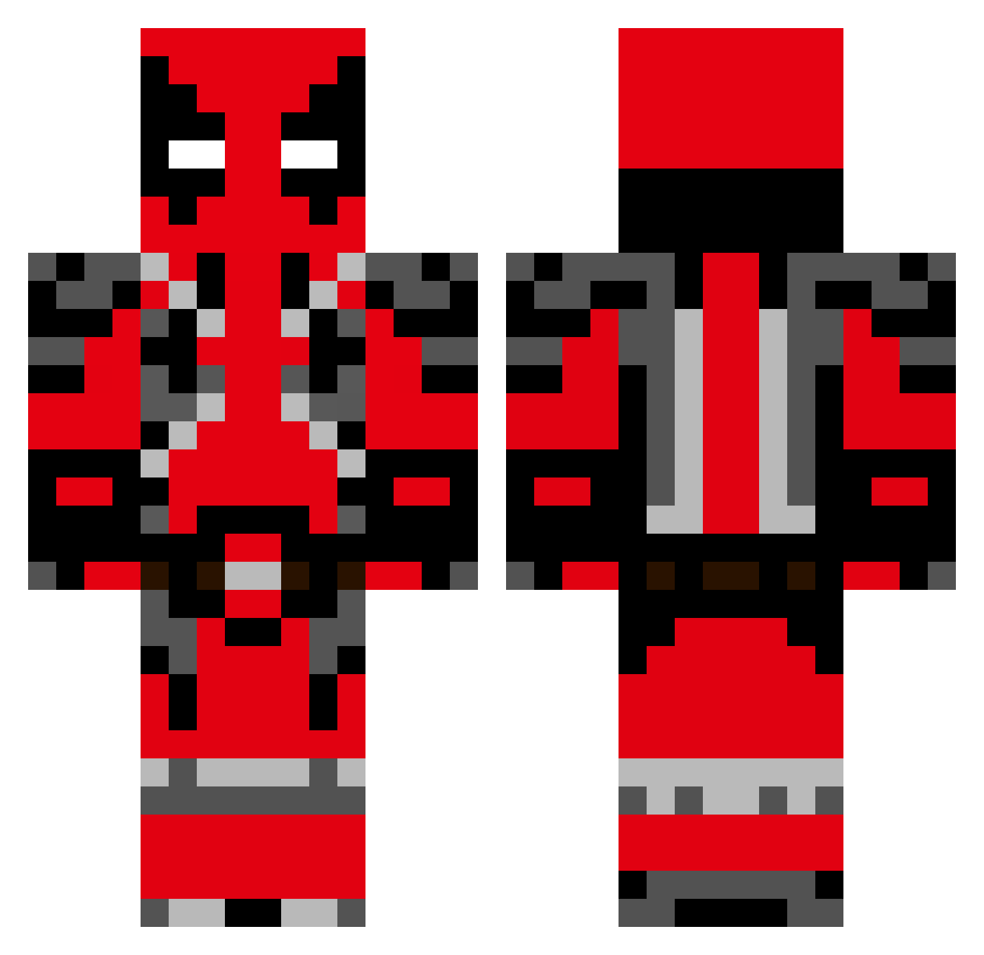 WillyGuaam Minecraft skin, front and back view