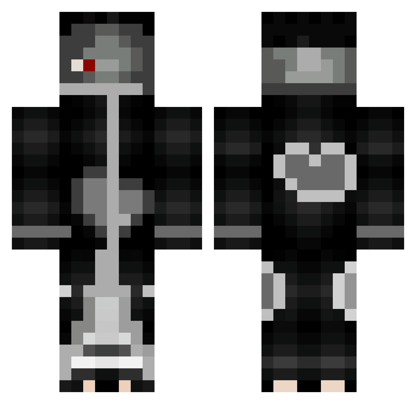 Xmarcardo19 Minecraft skin, front and back view