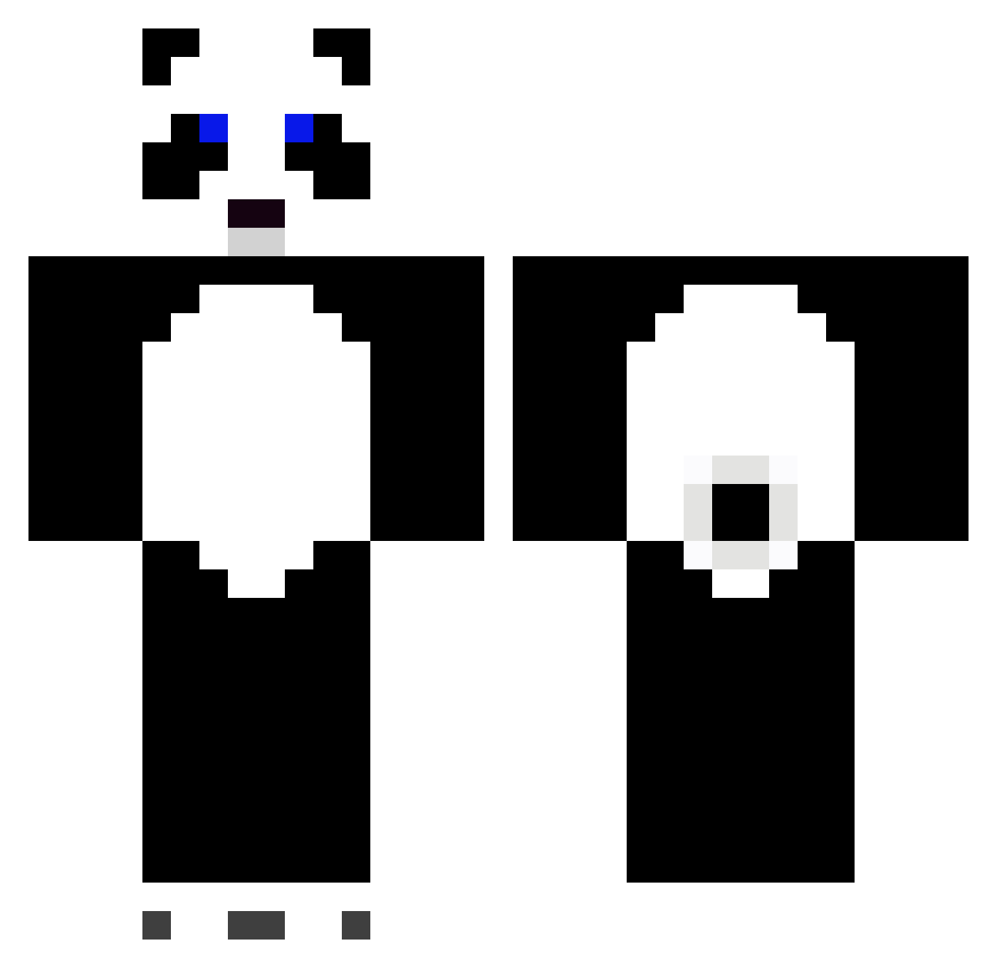 Short_Round Minecraft skin, front and back view