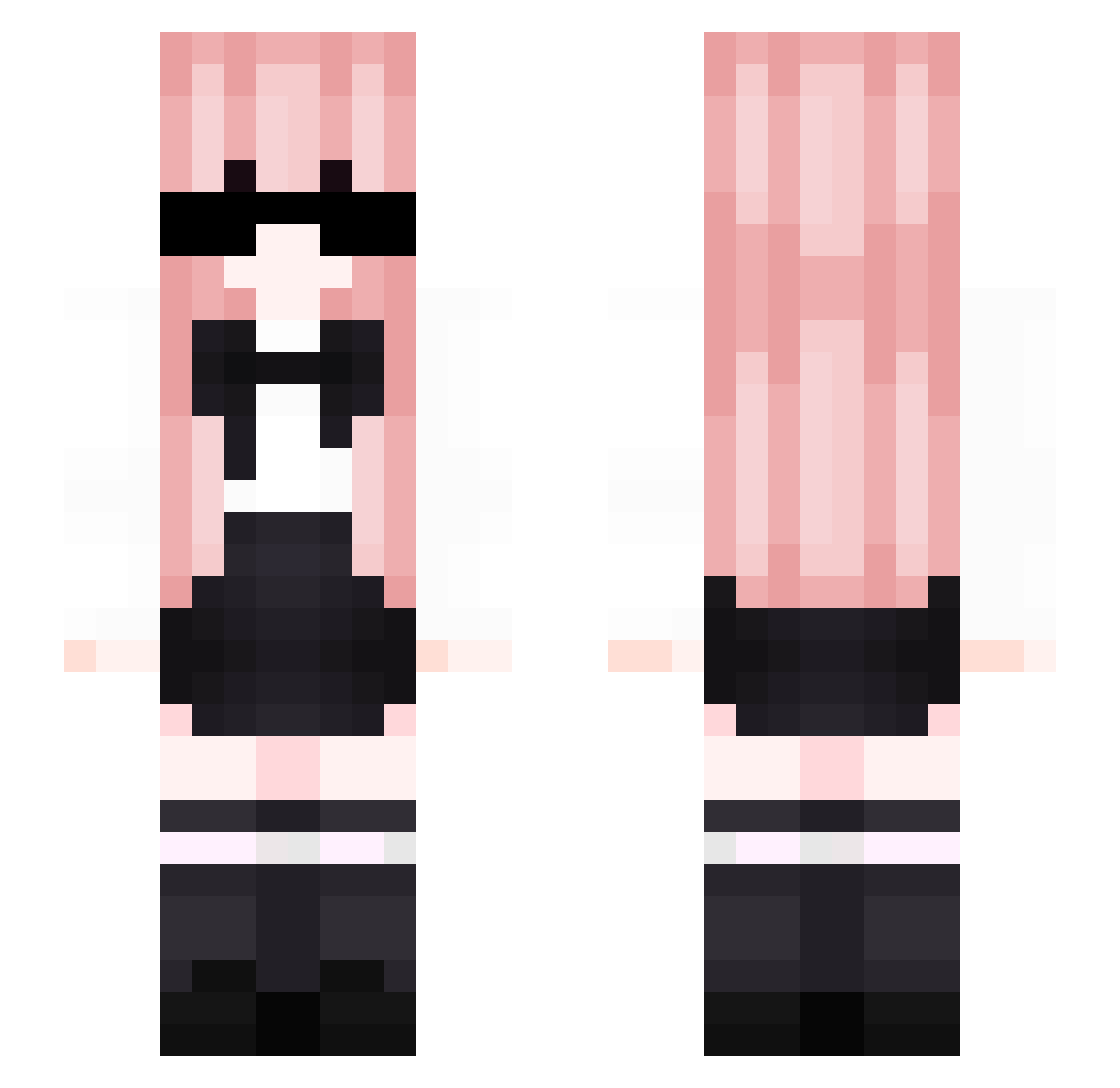 Shizzy51 Minecraft skin, front and back view