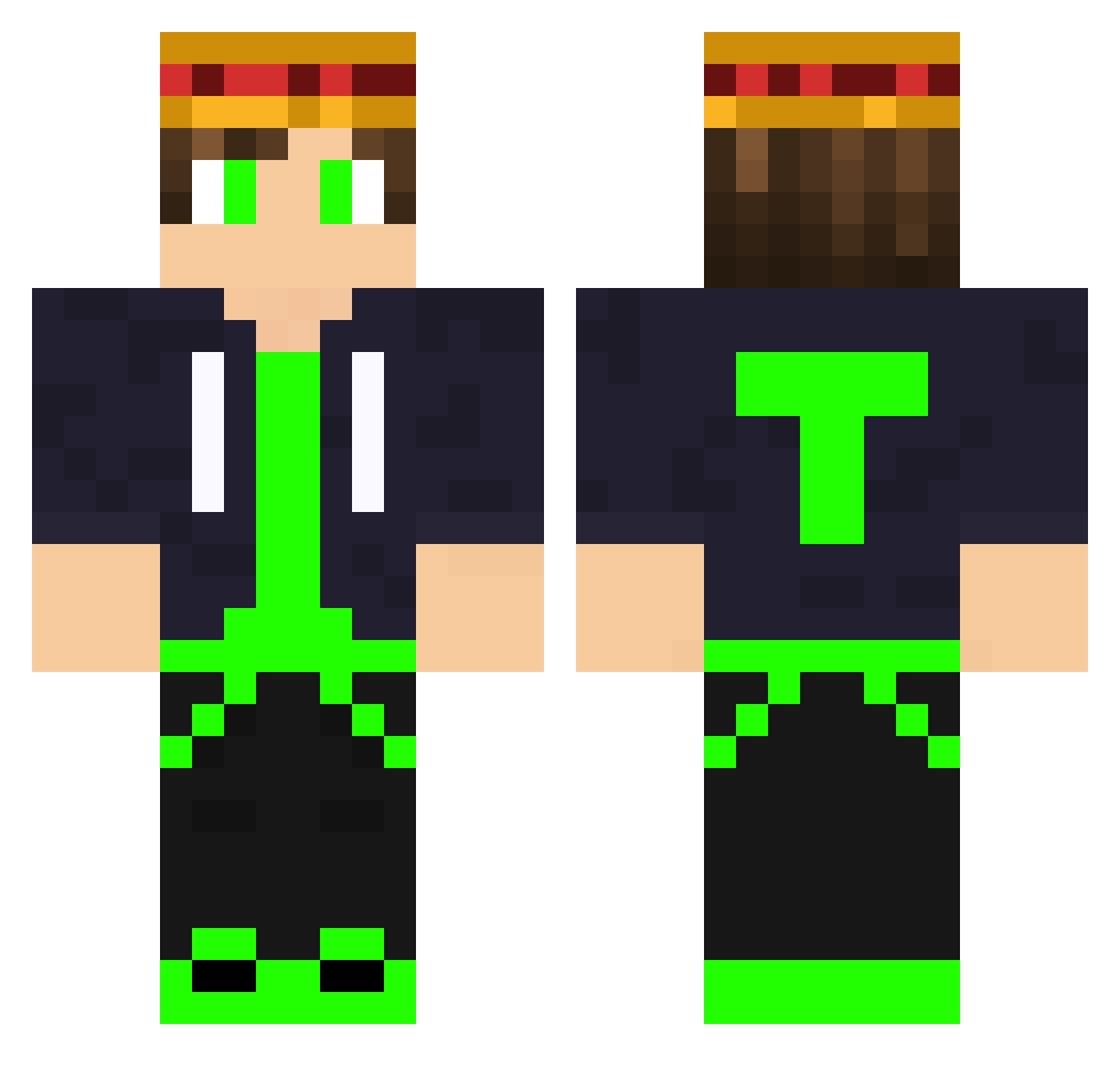 TypikX__ethan Minecraft skin, front and back view