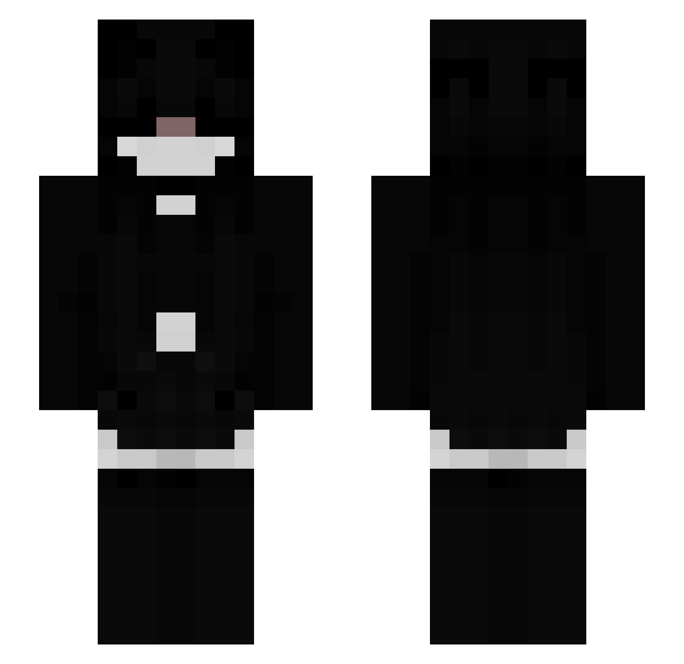 oSnqwyy Minecraft skin, front and back view