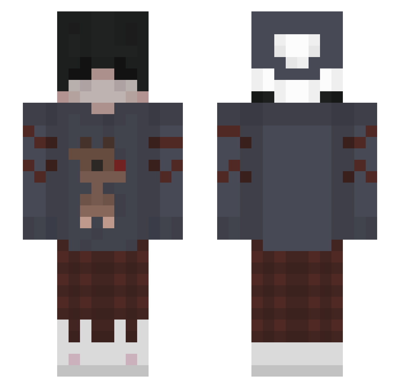 BFORBYRAN Minecraft skin, front and back view