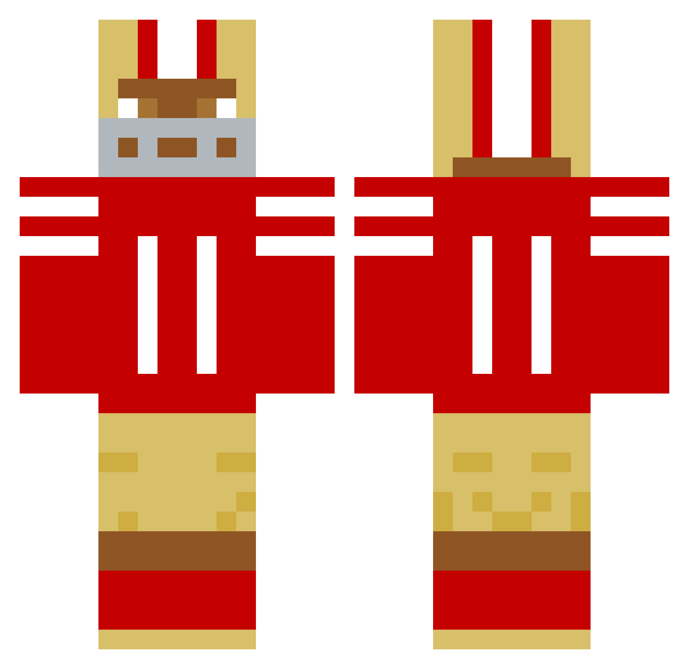 NotSushi_ Minecraft skin, front and back view