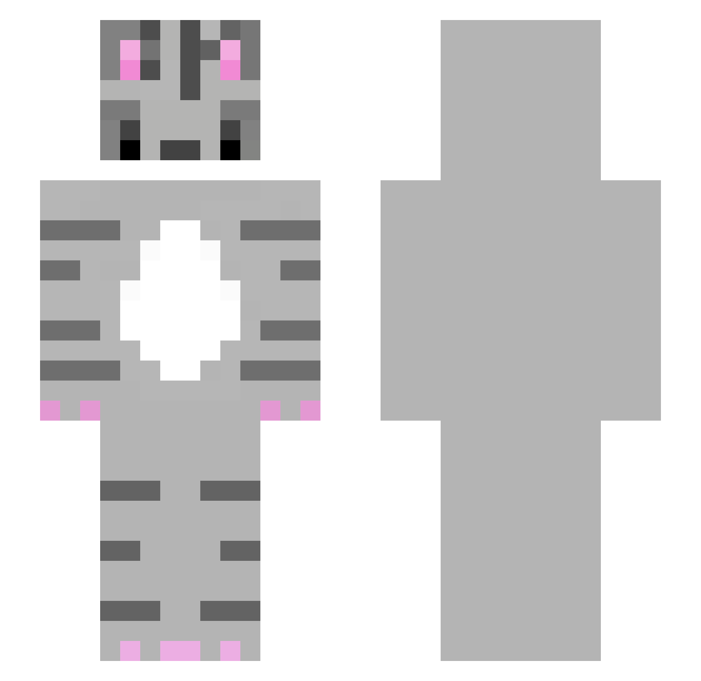 eL__eczka_ Minecraft skin, front and back view