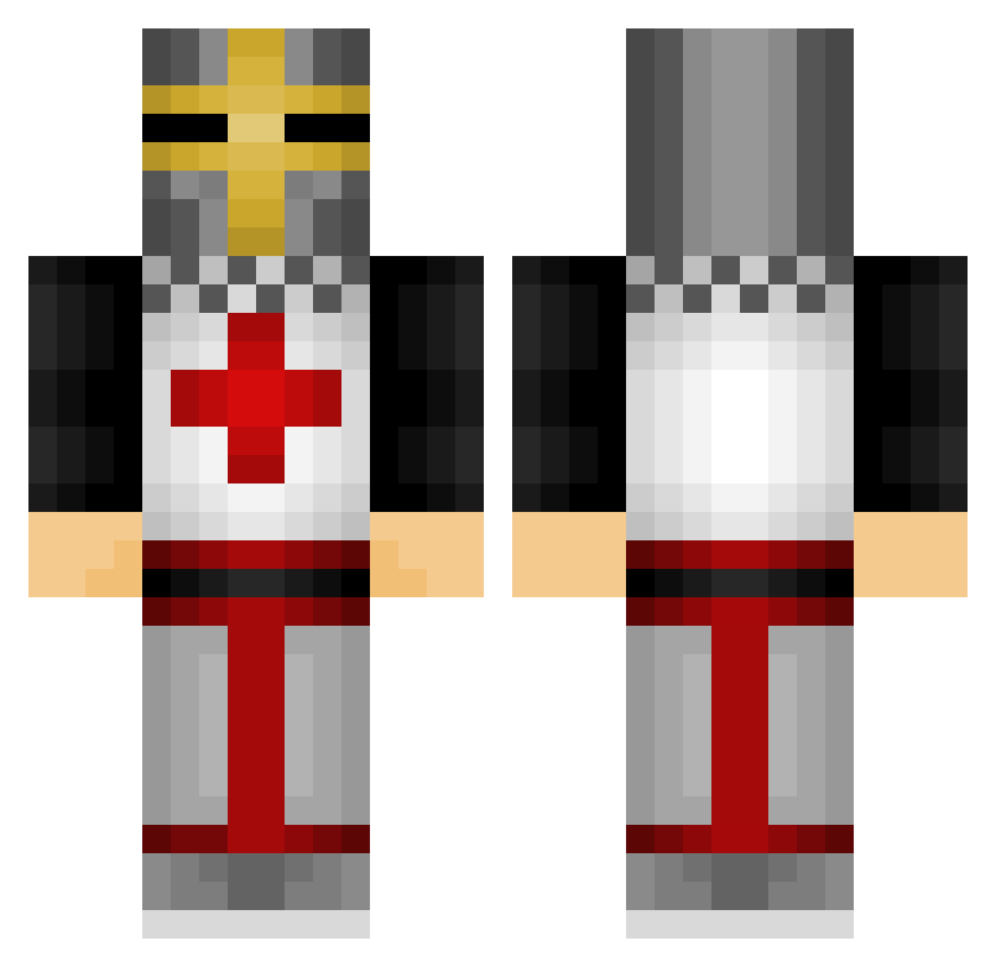 tuubanilkeaveli Minecraft skin, front and back view
