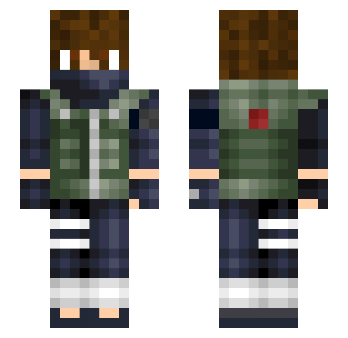 fataldeath33 Minecraft skin, front and back view