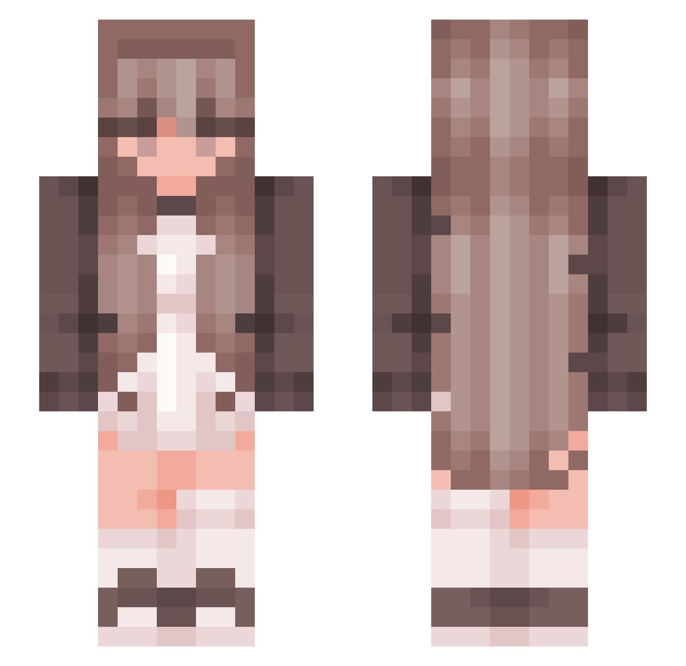pogromca_astro Minecraft skin, front and back view