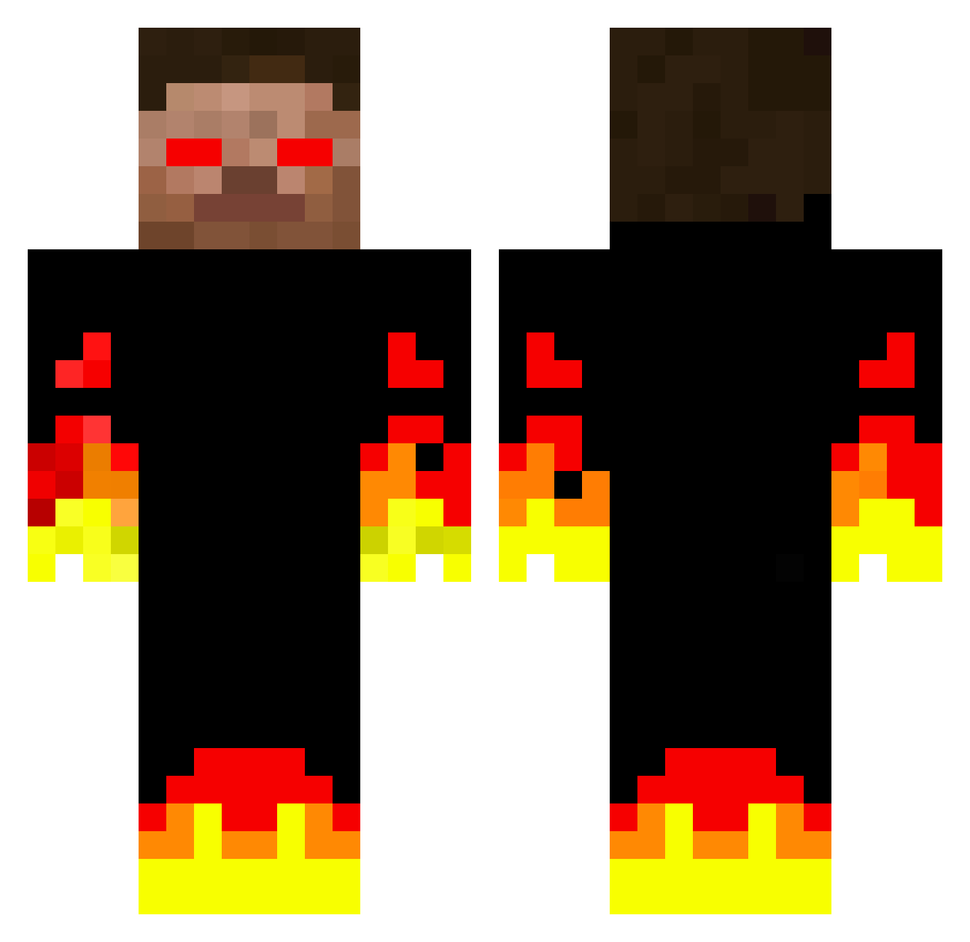 susjaxon1121 Minecraft skin, front and back view