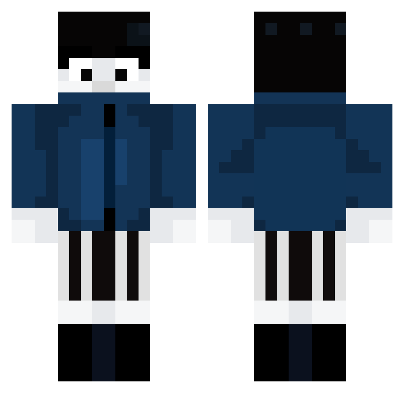 LEE_D0NG Minecraft skin, front and back view