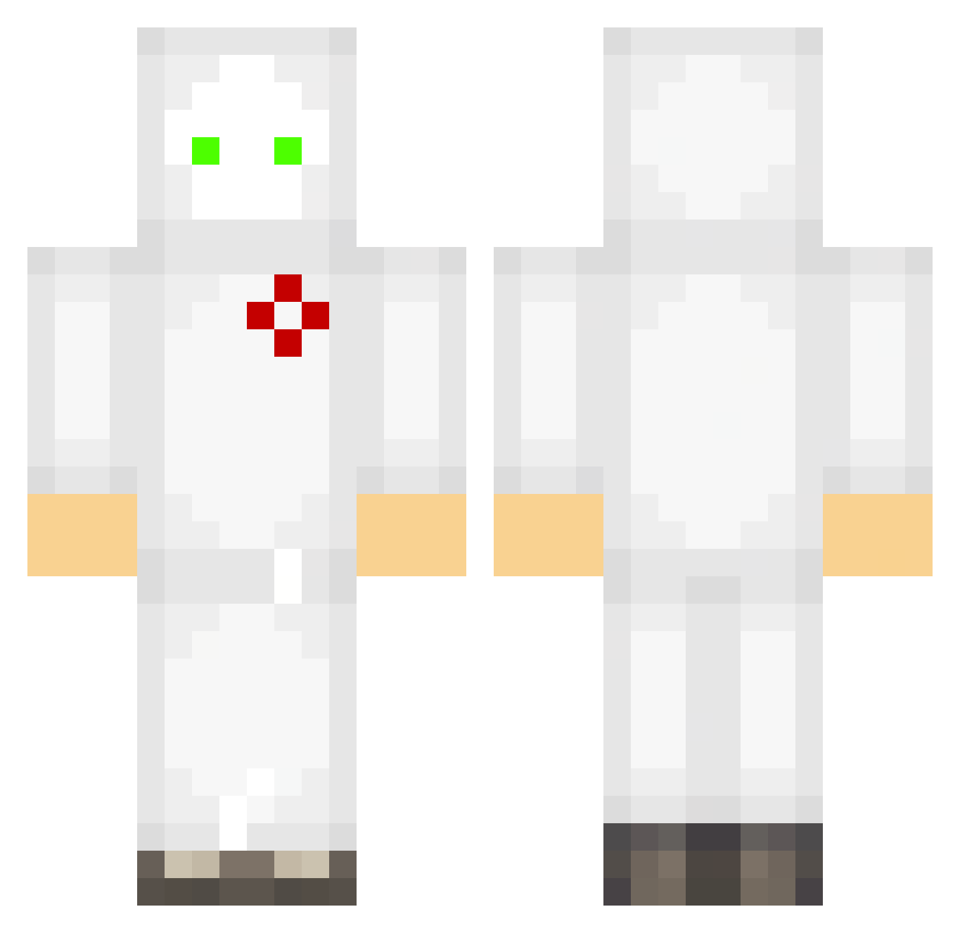 randallcuck Minecraft skin, front and back view